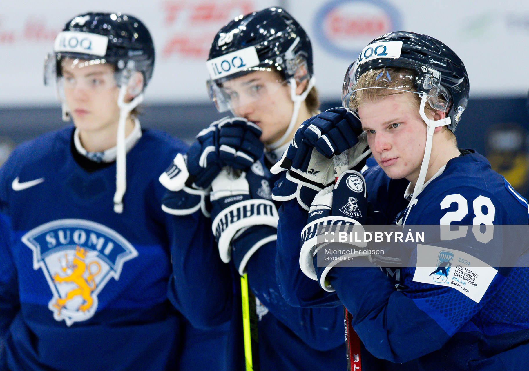 Jere Lassila of Finland looks dejected