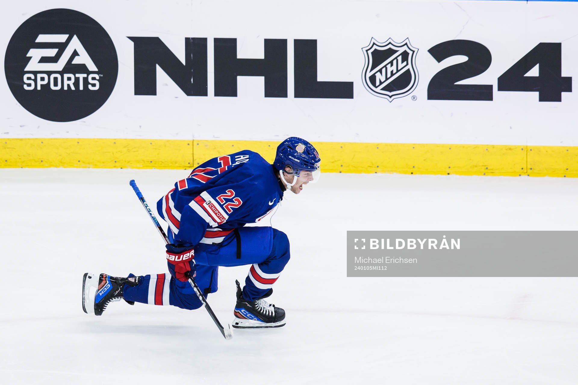 Isaac Howard of USA celebrates the 2-1 goalduring the 2024
