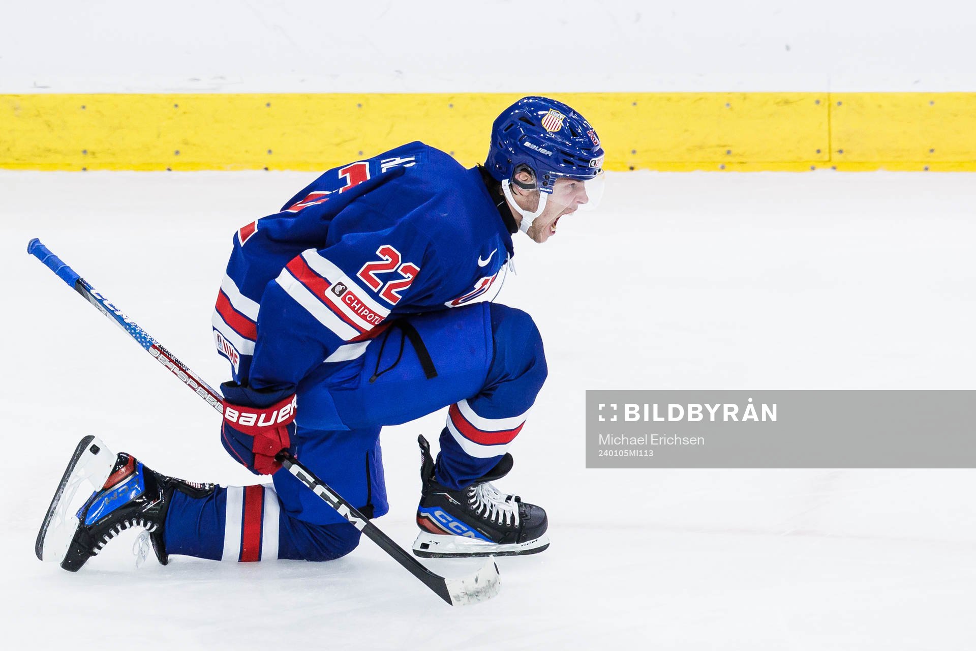Isaac Howard of USA celebrates the 2-1 goalduring the 2024