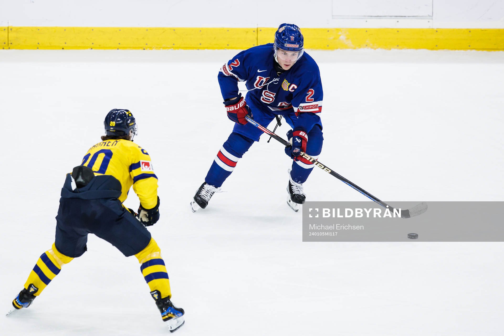 Liam Öhgren of Sweden and Rutger McGroarty of USA