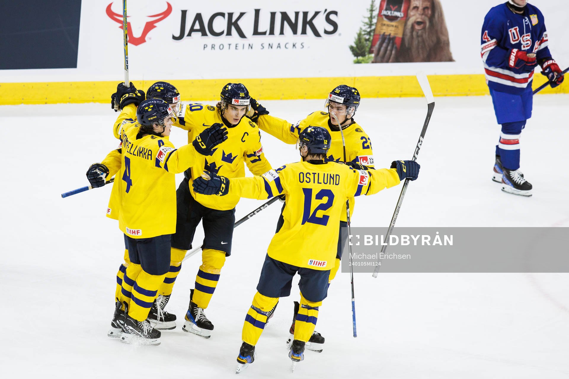 Axel Sandin-Pellikka , Liam Öhgren, Anton Wahlberg and