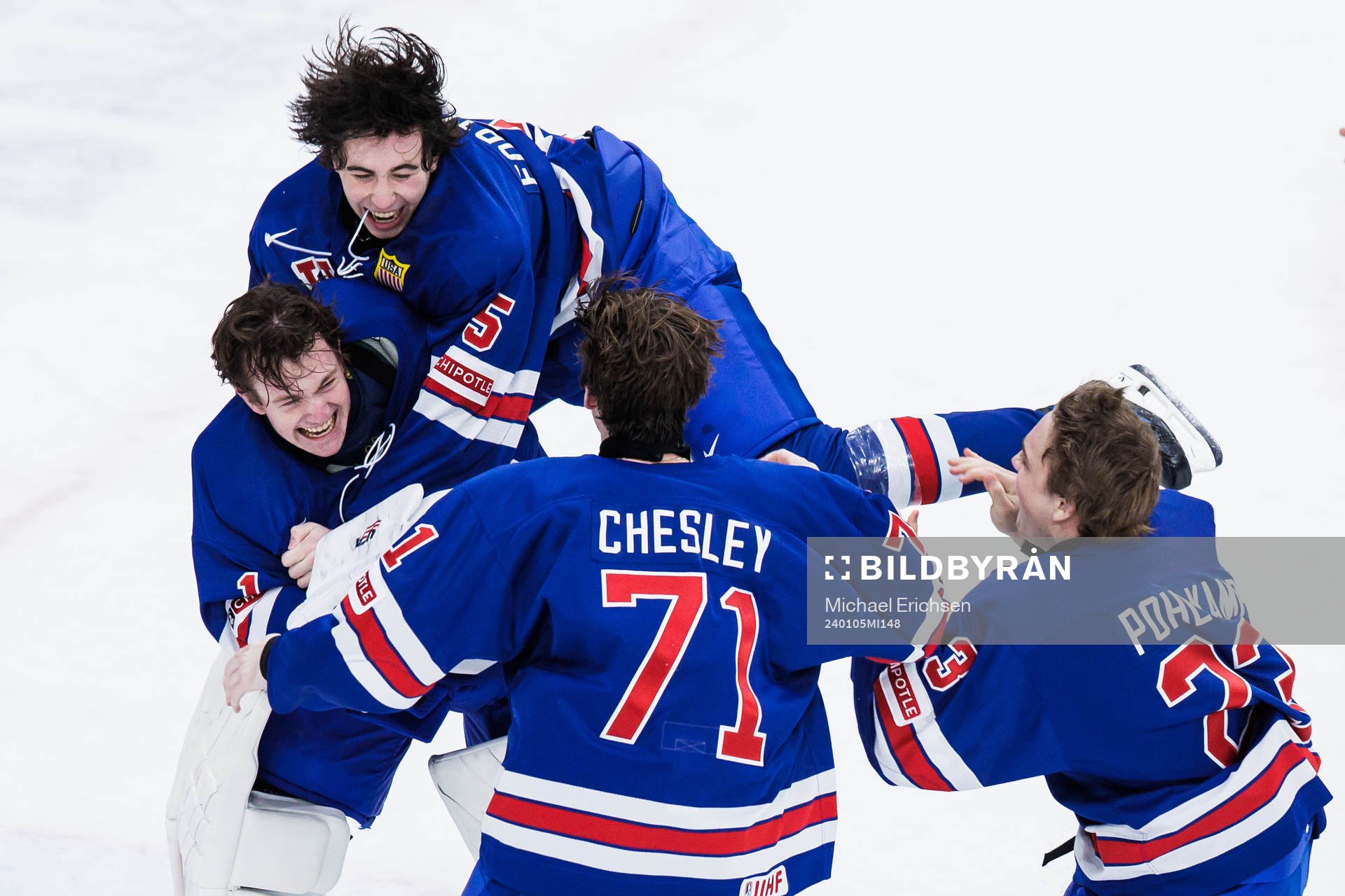 goaltender Trey Augustine , Drew Fortescue , Ryan Chesley