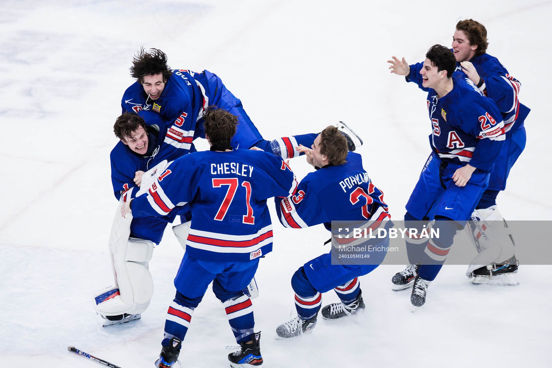 goaltender Trey Augustine , Drew Fortescue , Ryan Chesley
