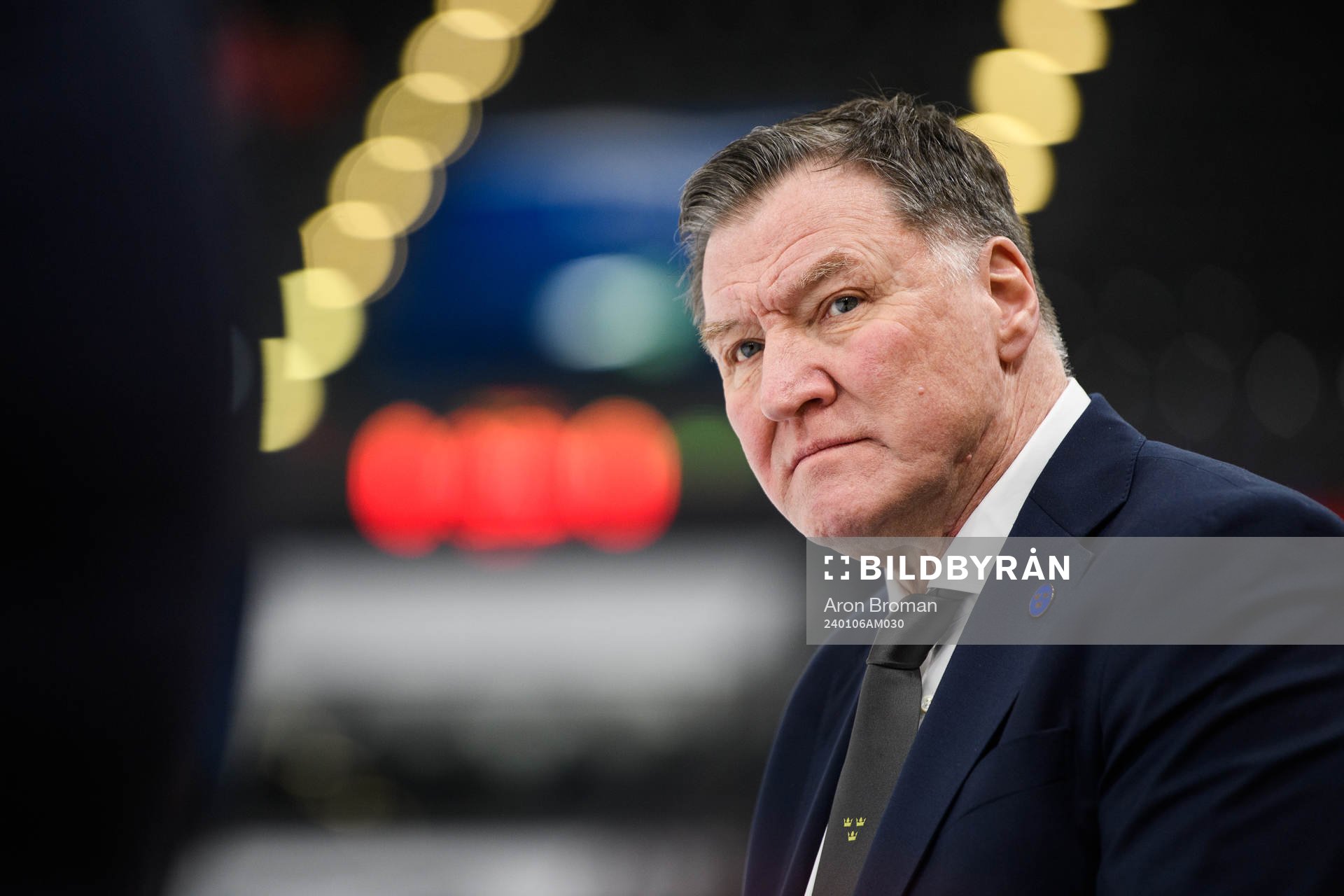 Team manager Hasse Edlund of Sweden