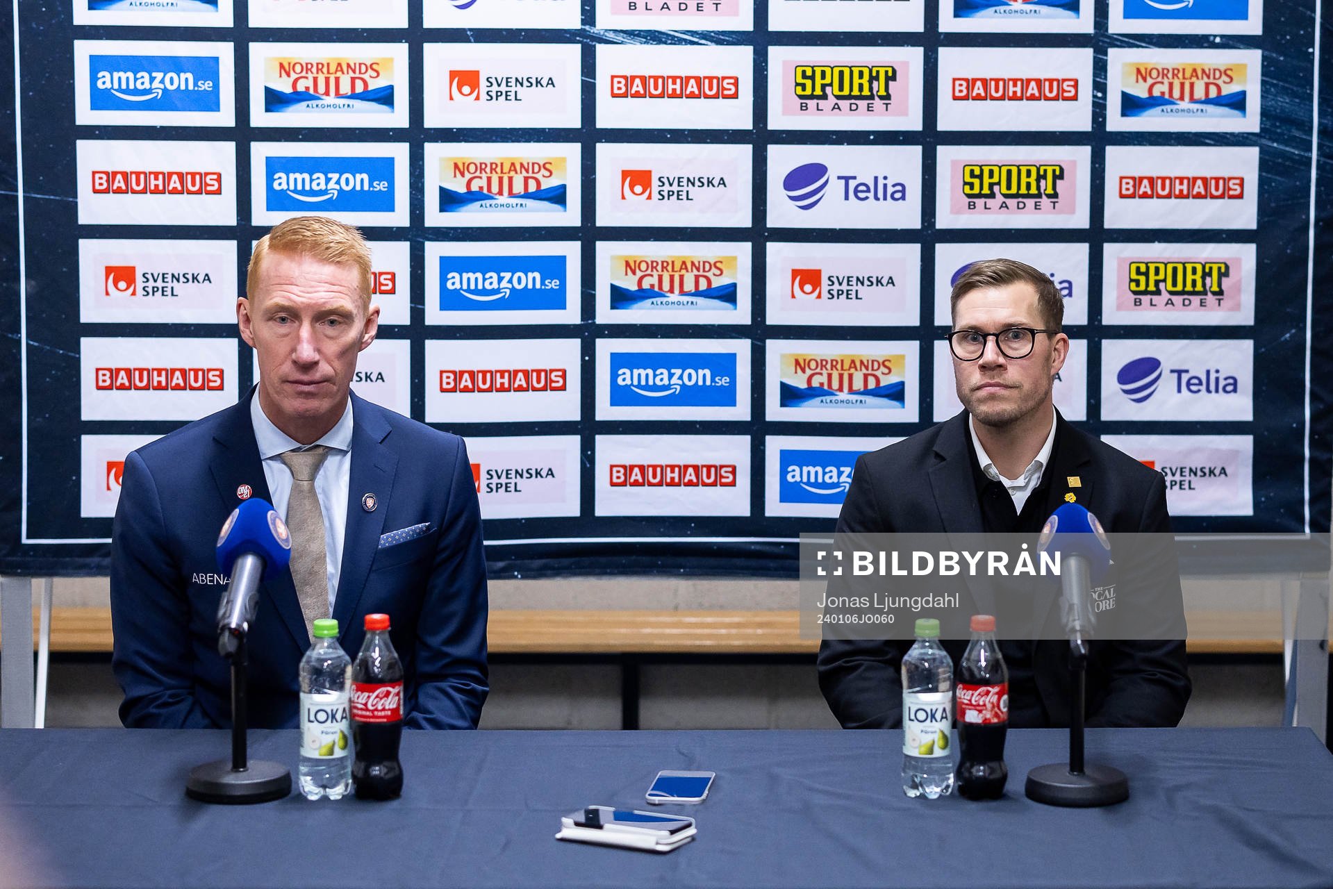 Växjös tränare Jörgen Jönsson och Skellefteås