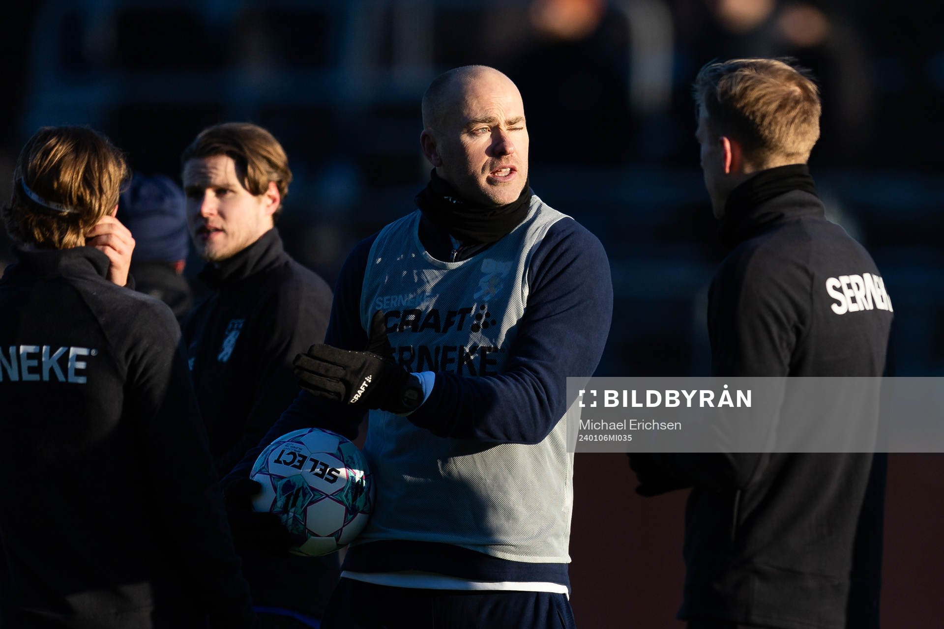 IFK Göteborgs tränare Jens Berthel Askou och Oscar Wendt
