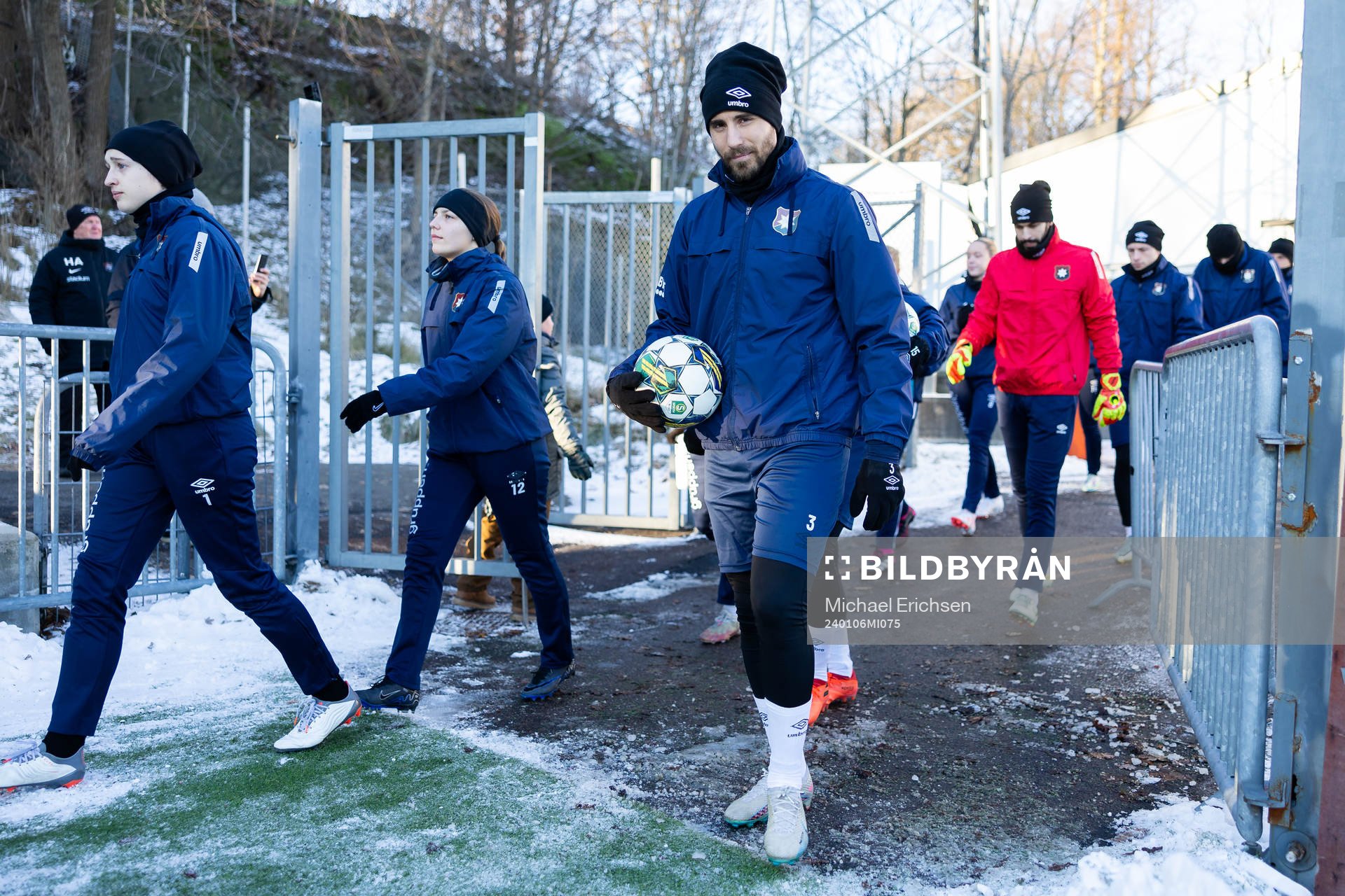 Örgrytes Jonathan Azulay innan en träning med Örgryte