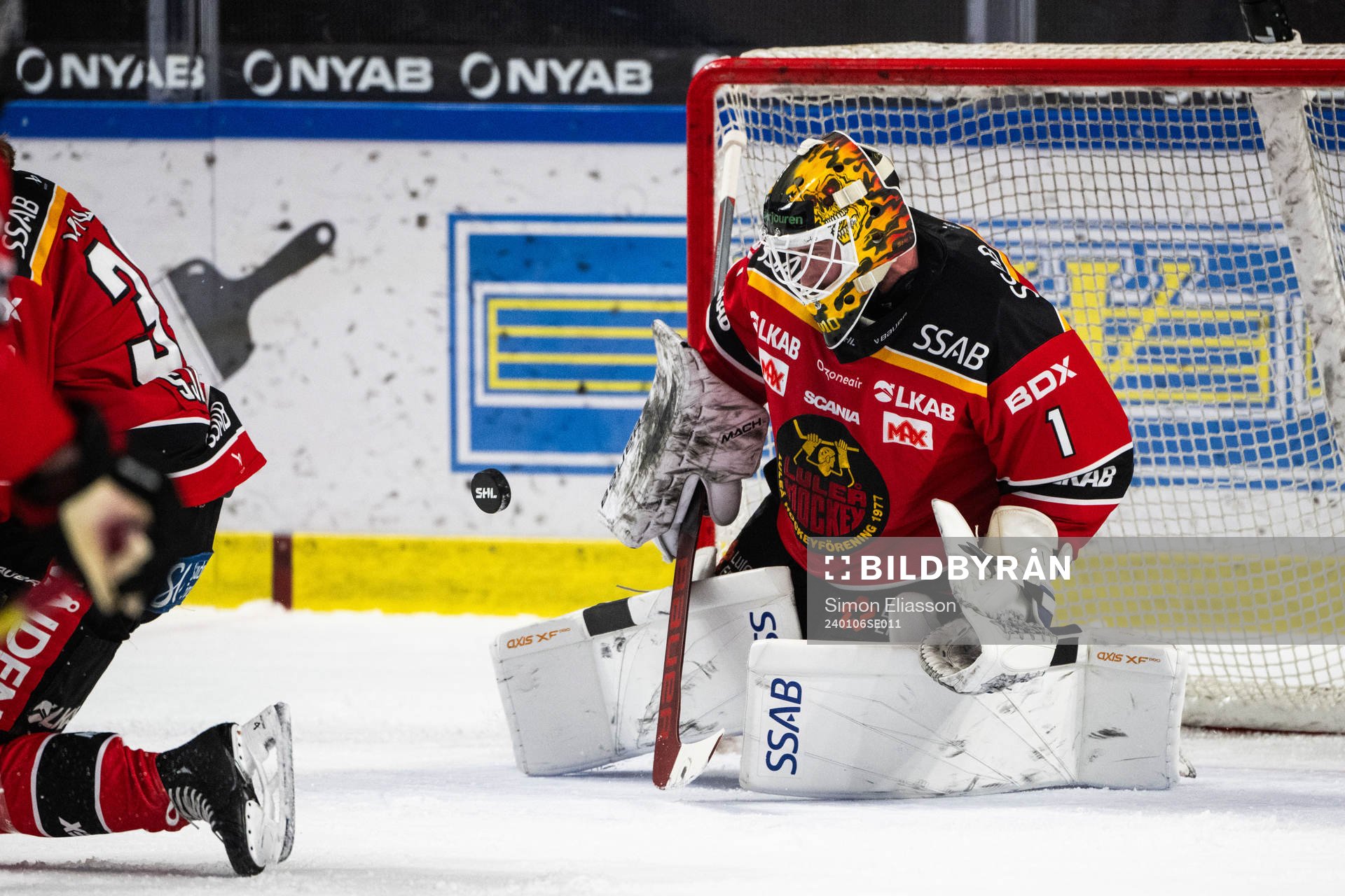 Luleås målvakt David Rautio