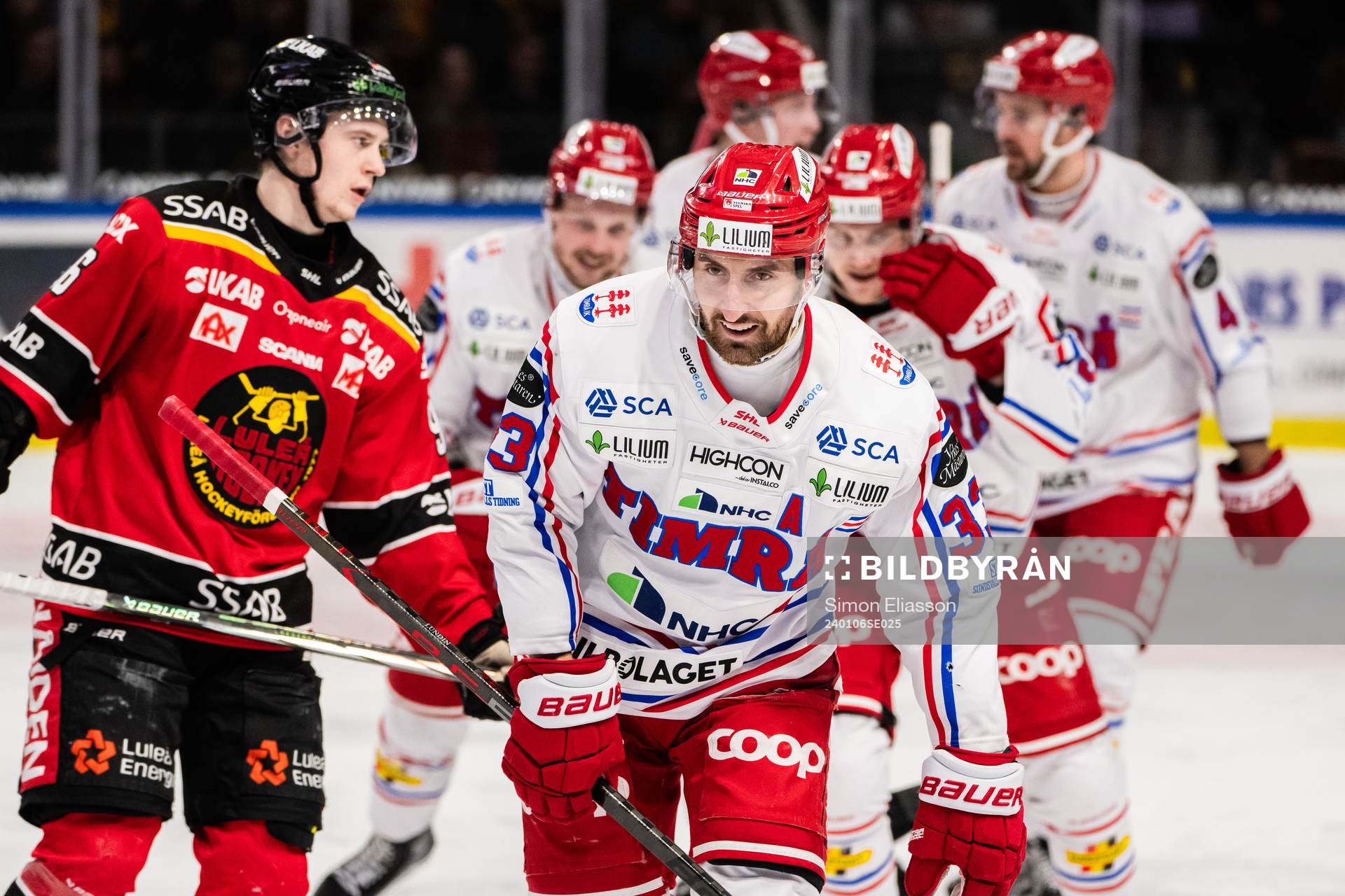 Timrås Albin Lundin jublar