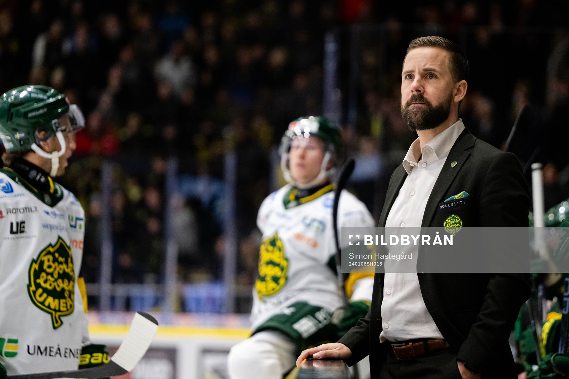Björklövens huvudtränare Viktor Stråhle