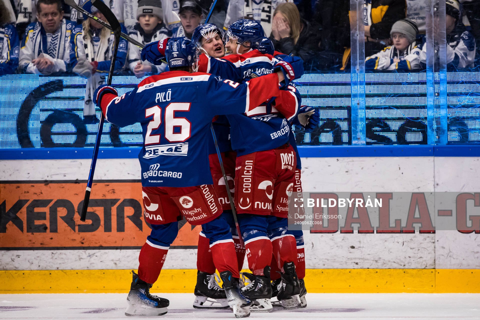 Oskarshamns Niclas Burström jublar