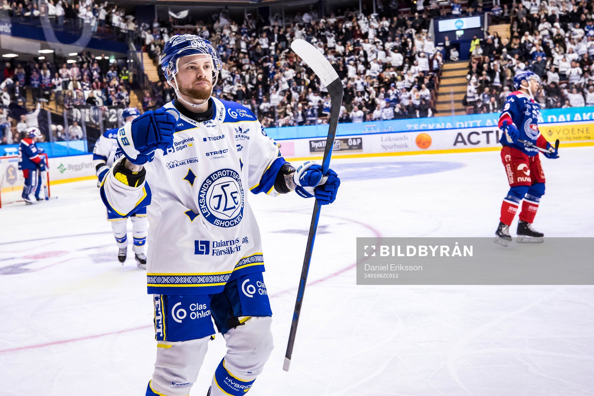 Leksands Lucas Elvenes jubel