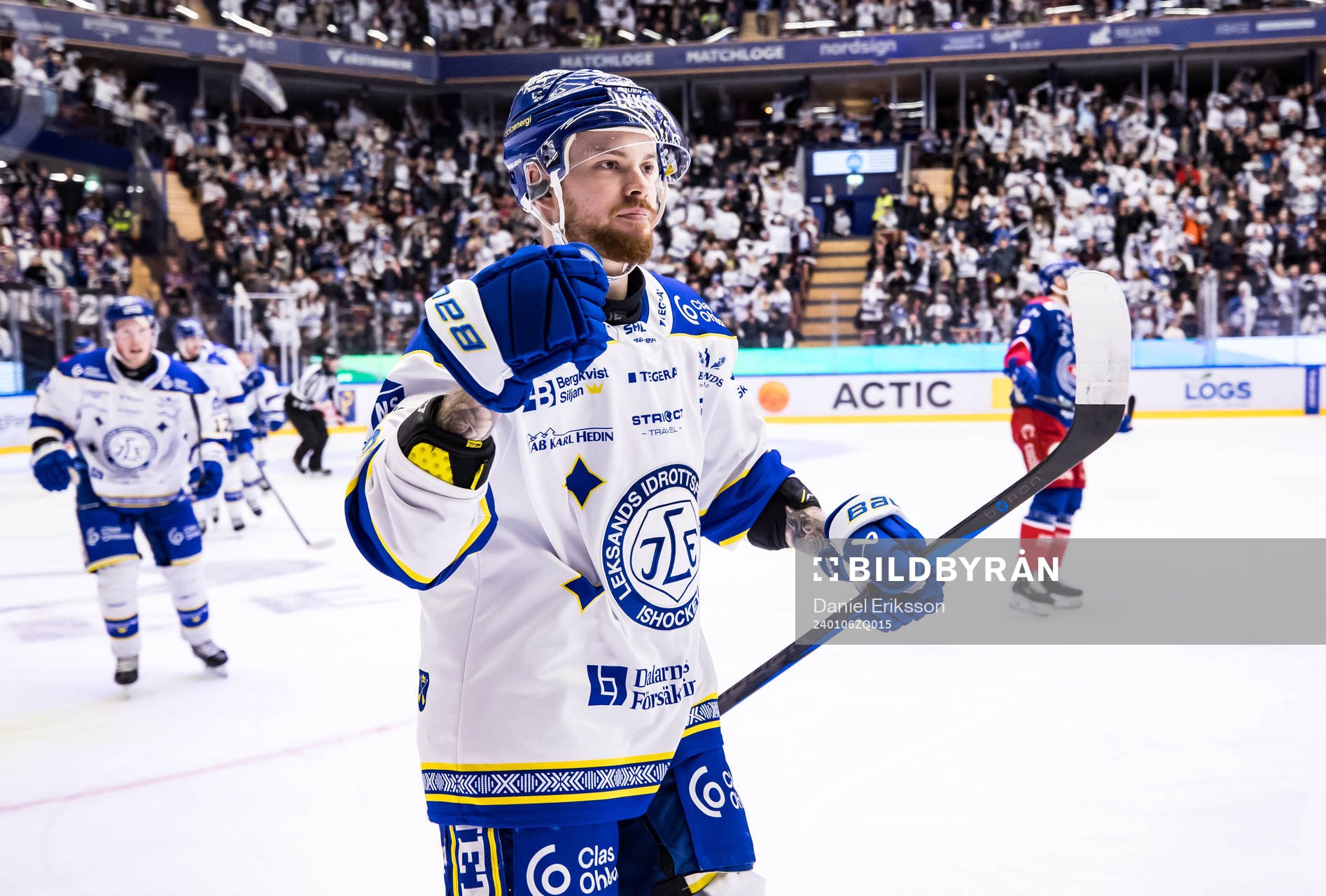 Leksands Lucas Elvenes jublar