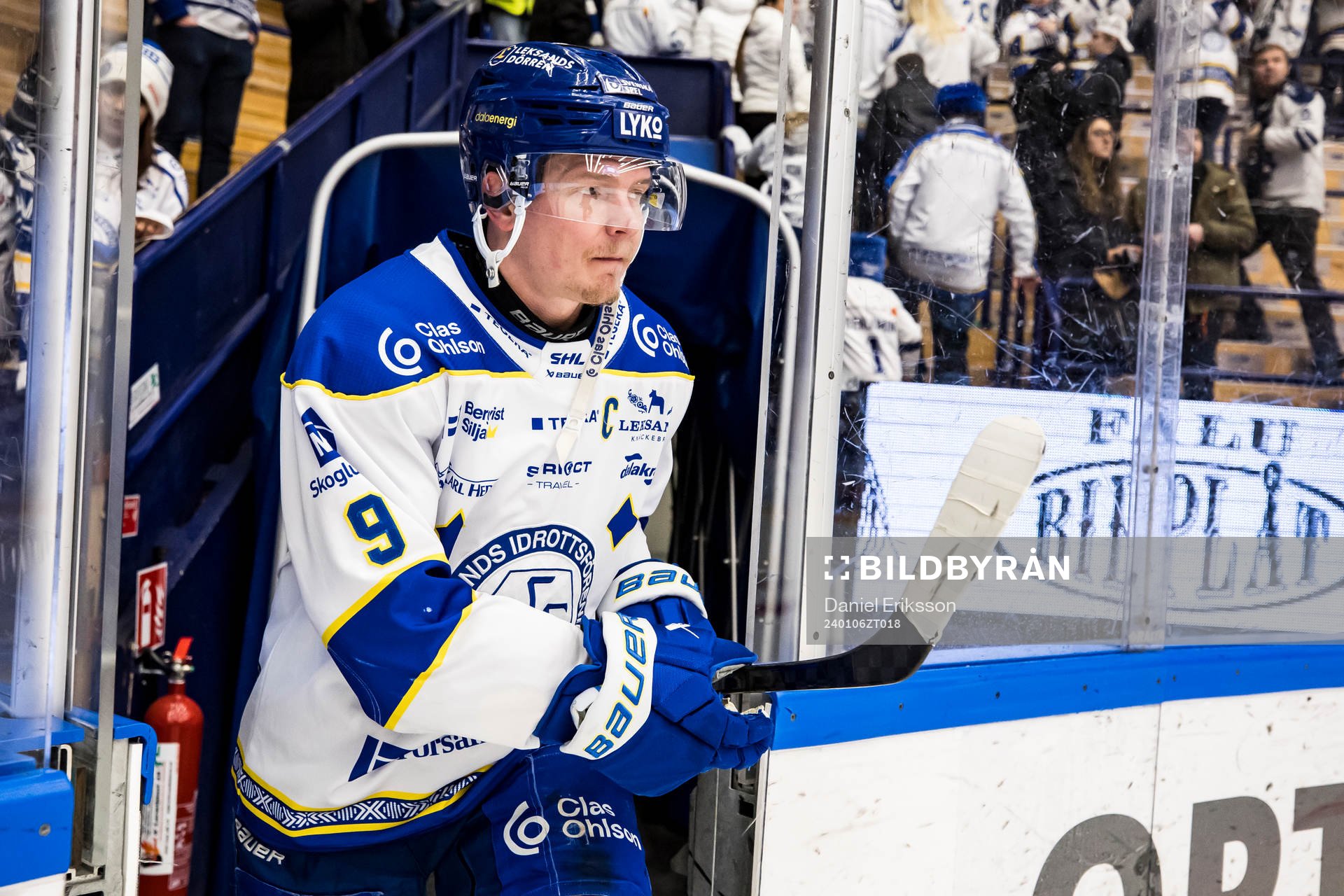 Leksands Patrik Zackrisson utsedd till matchens krigare