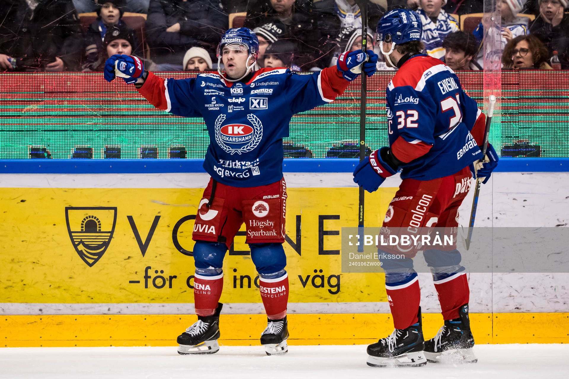 Oskarshamns David Quenneville jublar