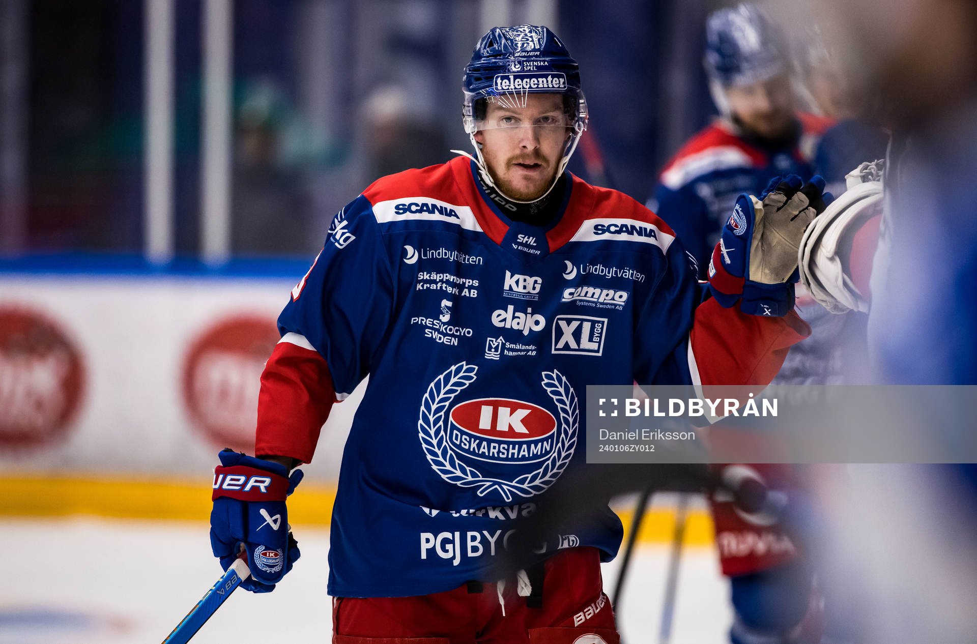 Oskarshamns Niclas Burström jublar