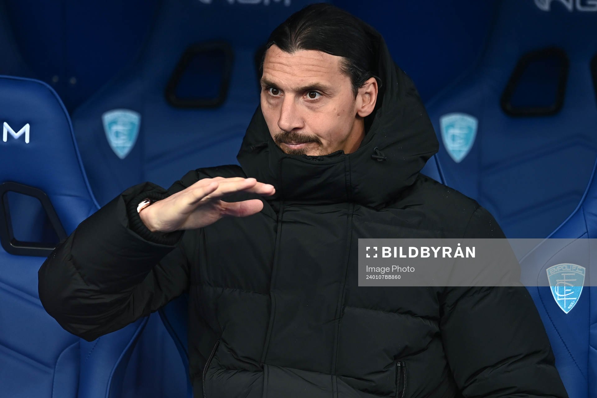 Zlatan Ibrahimovic of AC Milan