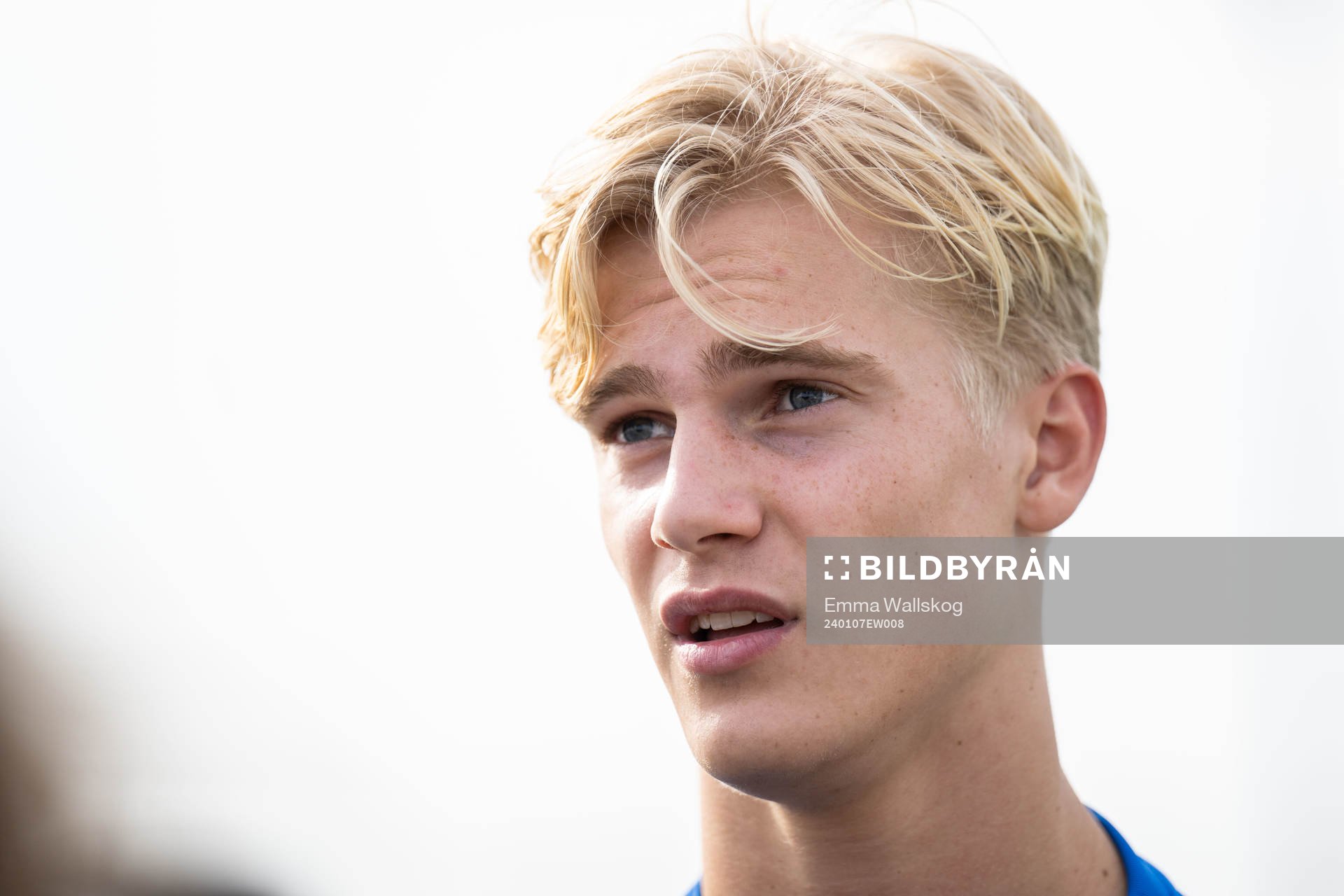 Lucas Bergvall of the Swedish men's football national team