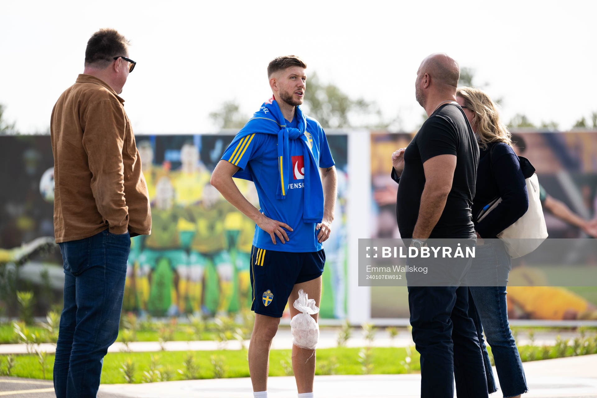 Anton Salétros of the Swedish men's football national team