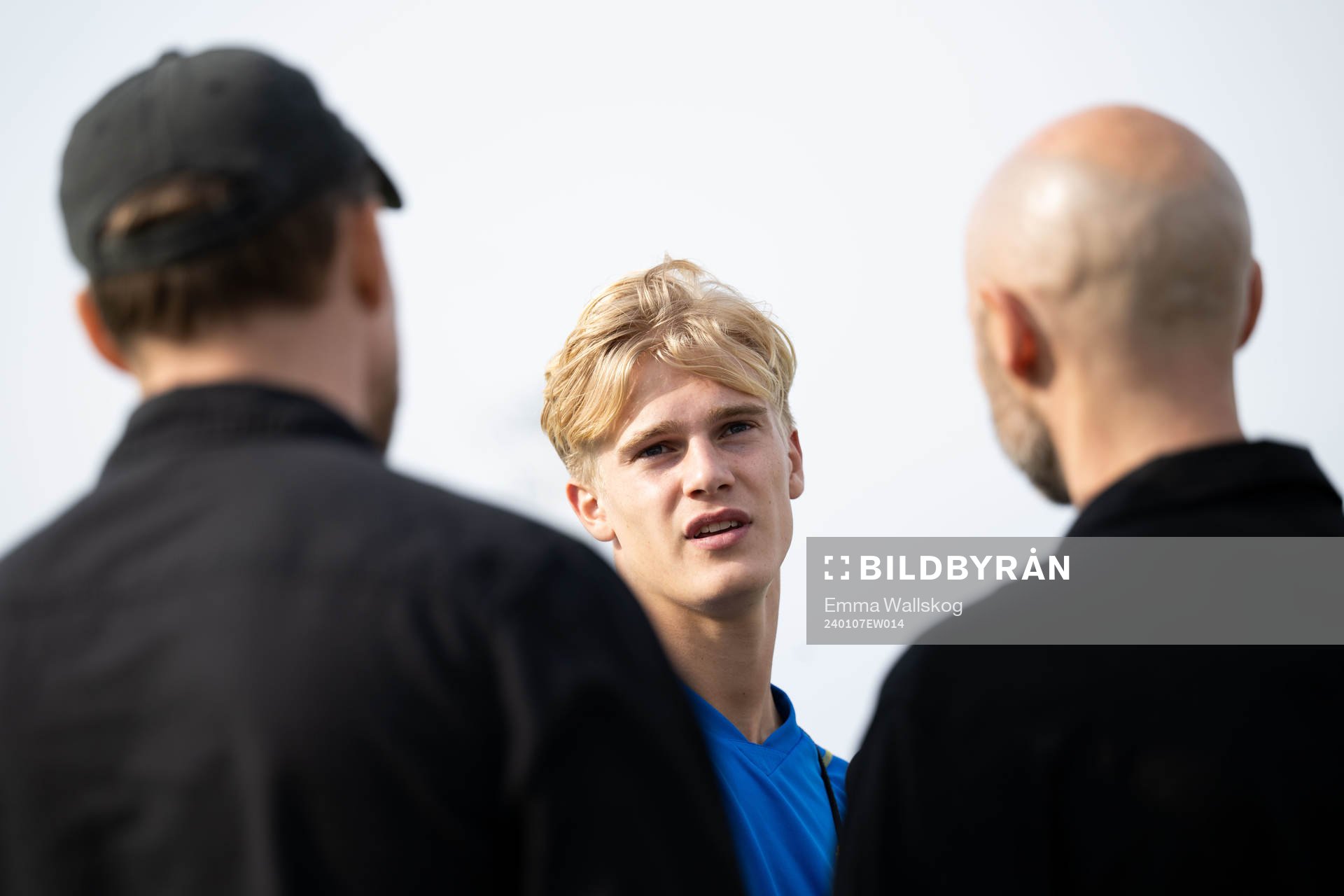 Lucas Bergvall of the Swedish men's football national team