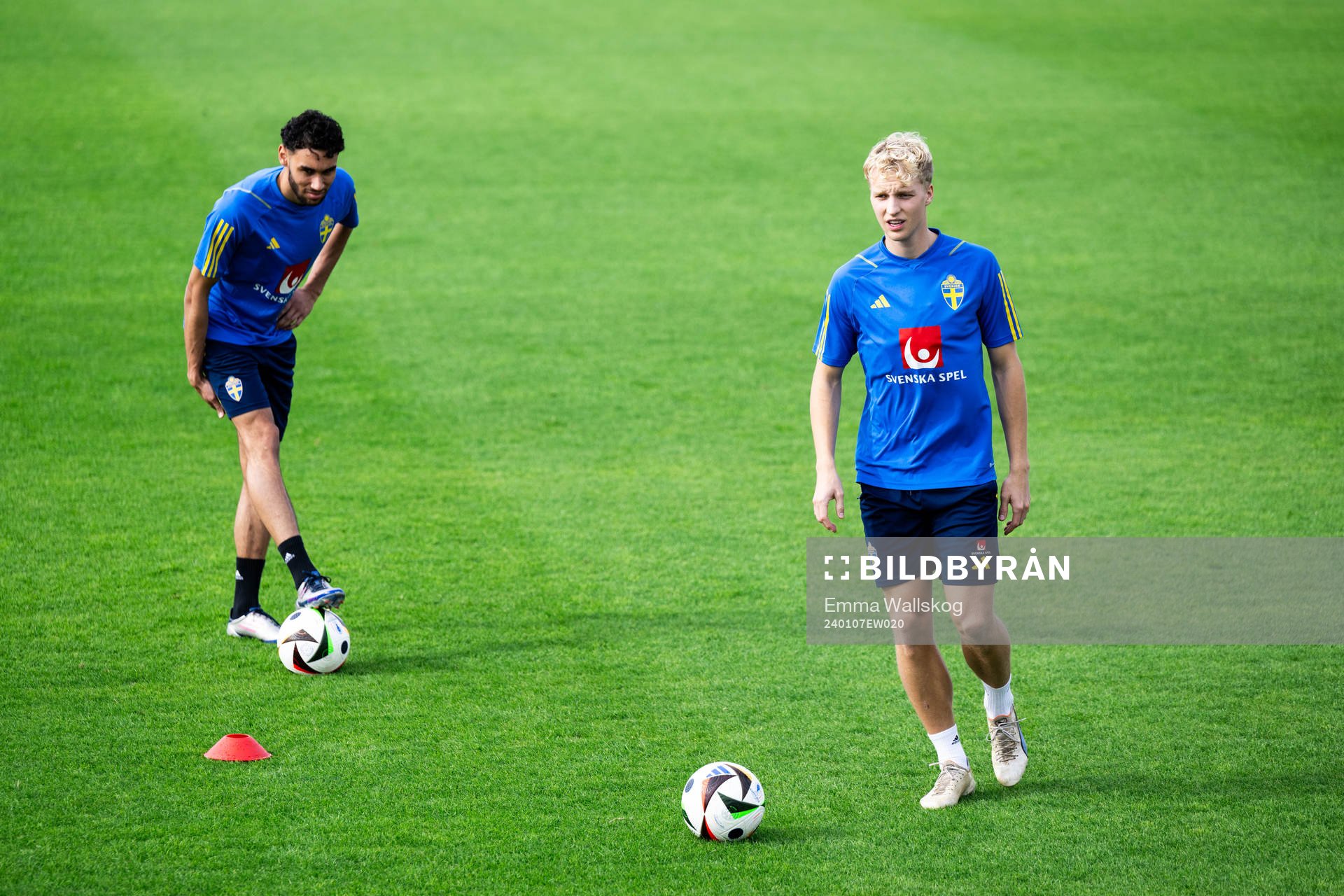 Joakim Persson and Victor Larsson of the Swedish men's
