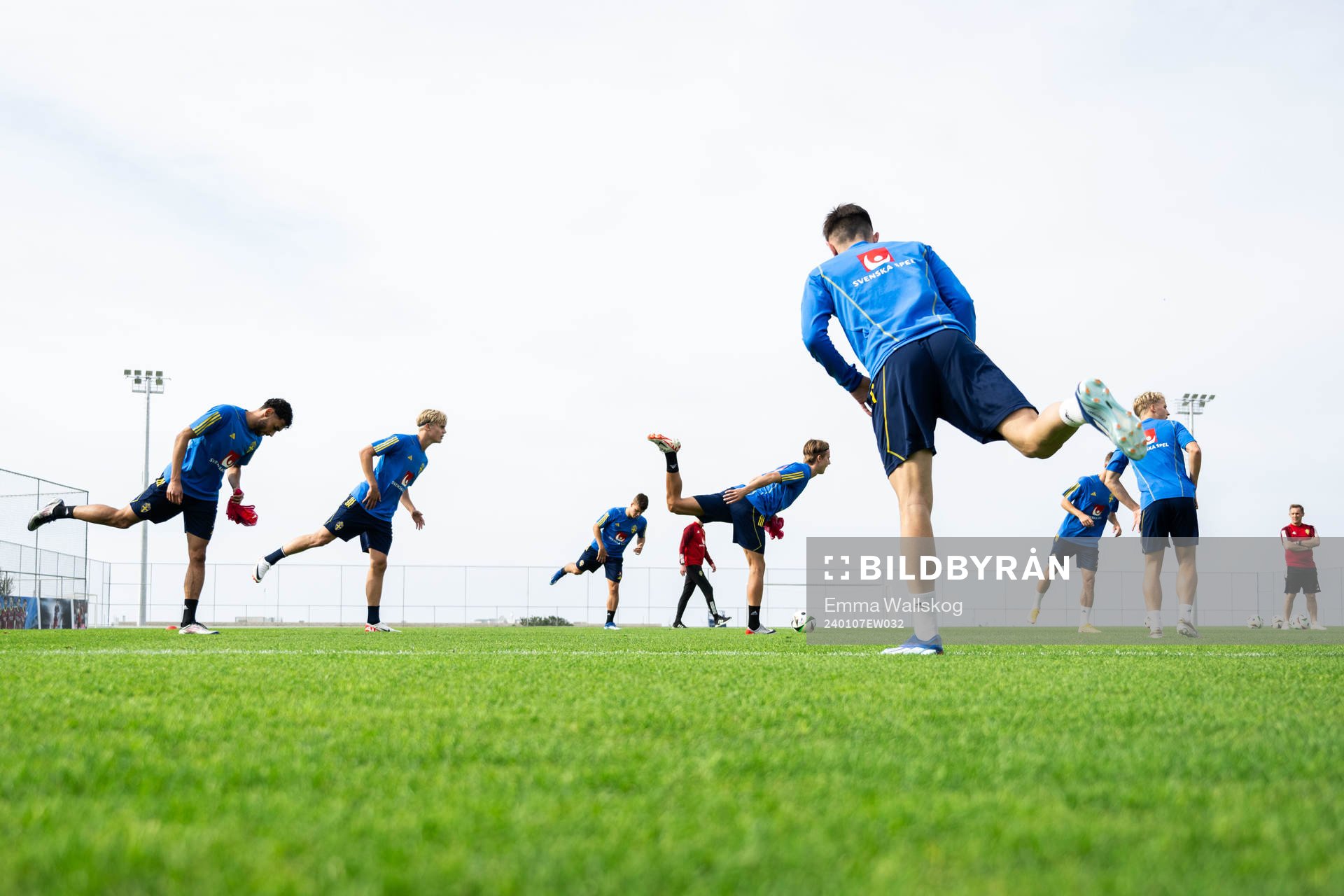 Players of the Swedish men's football national team at a