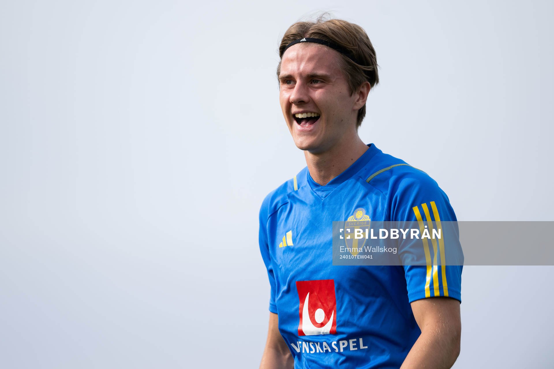 Erik Ahlstrand of the Swedish men's football national team
