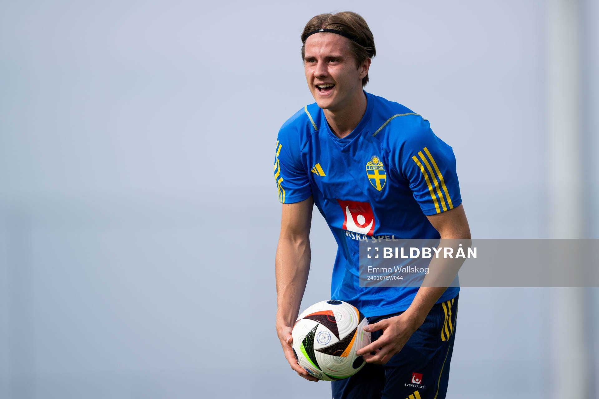 Erik Ahlstrand of the Swedish men's football national team