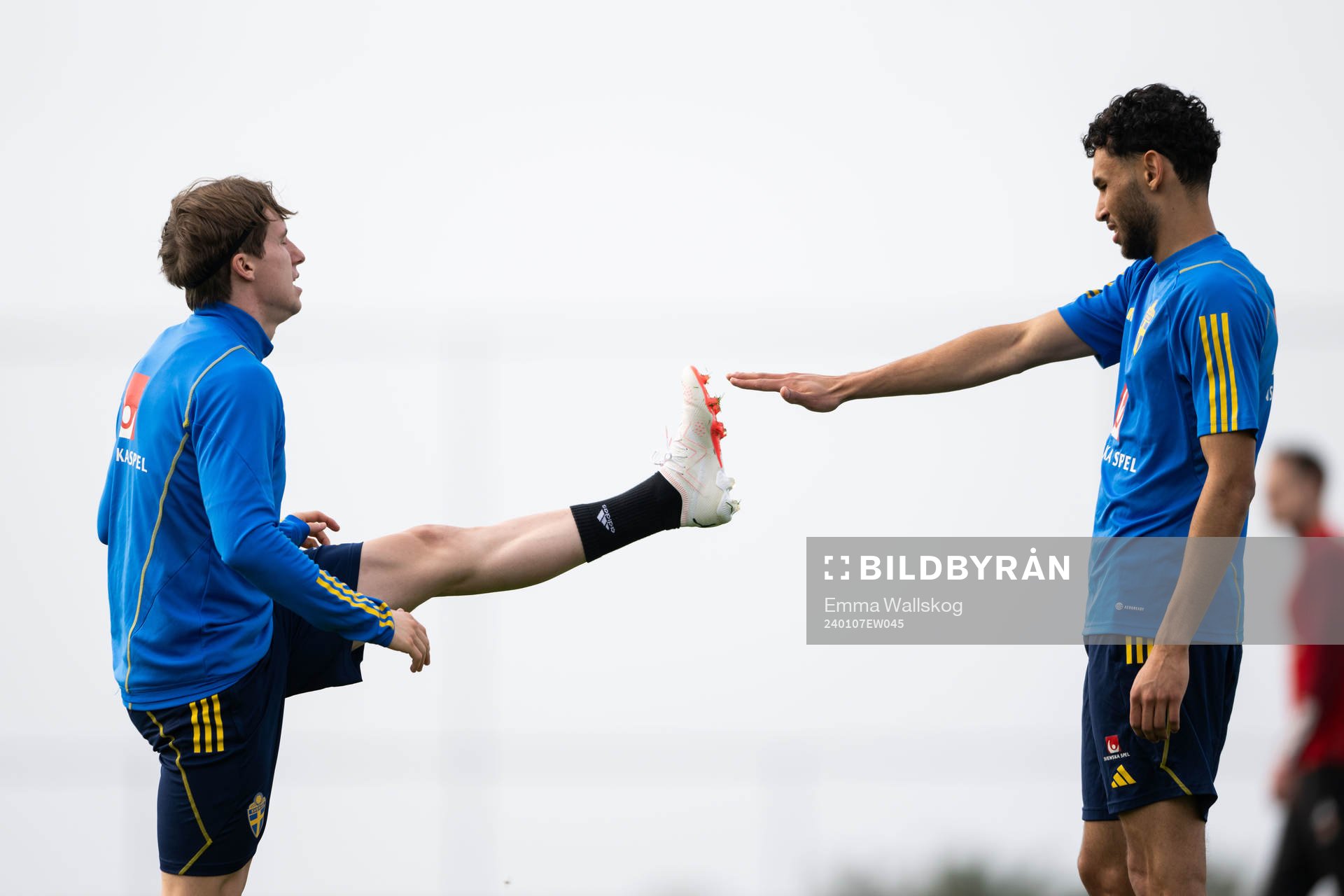 Johan Karlsson and Joakim Persson of the Swedish men's