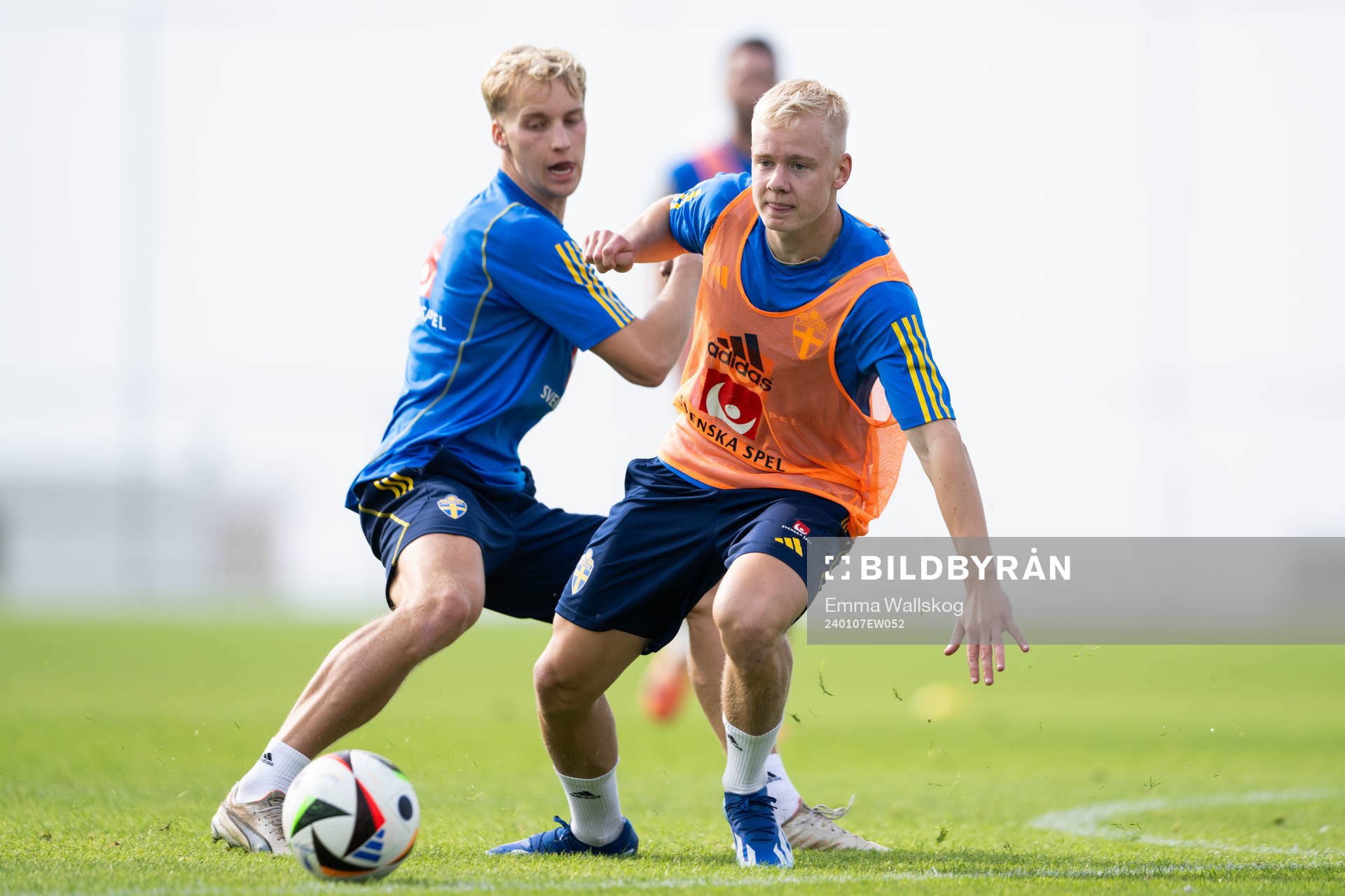 Victor Larsson and Otto Rosengren of the Swedish men's