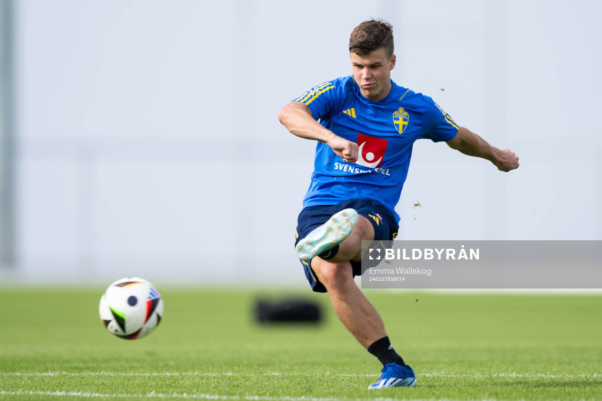 Samuel Dahl of the Swedish men's football national team at