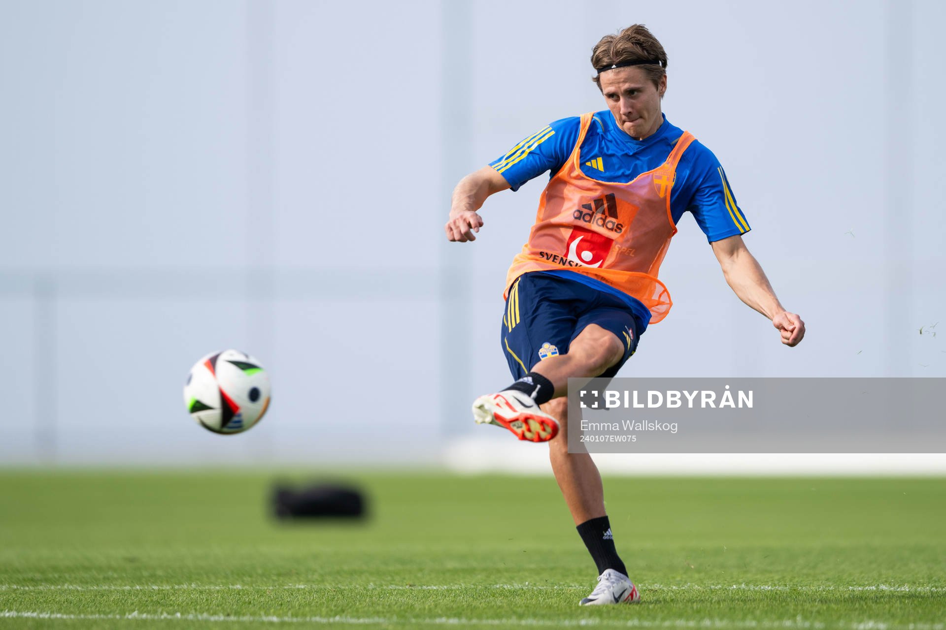 Erik Ahlstrand of the Swedish men's football national team