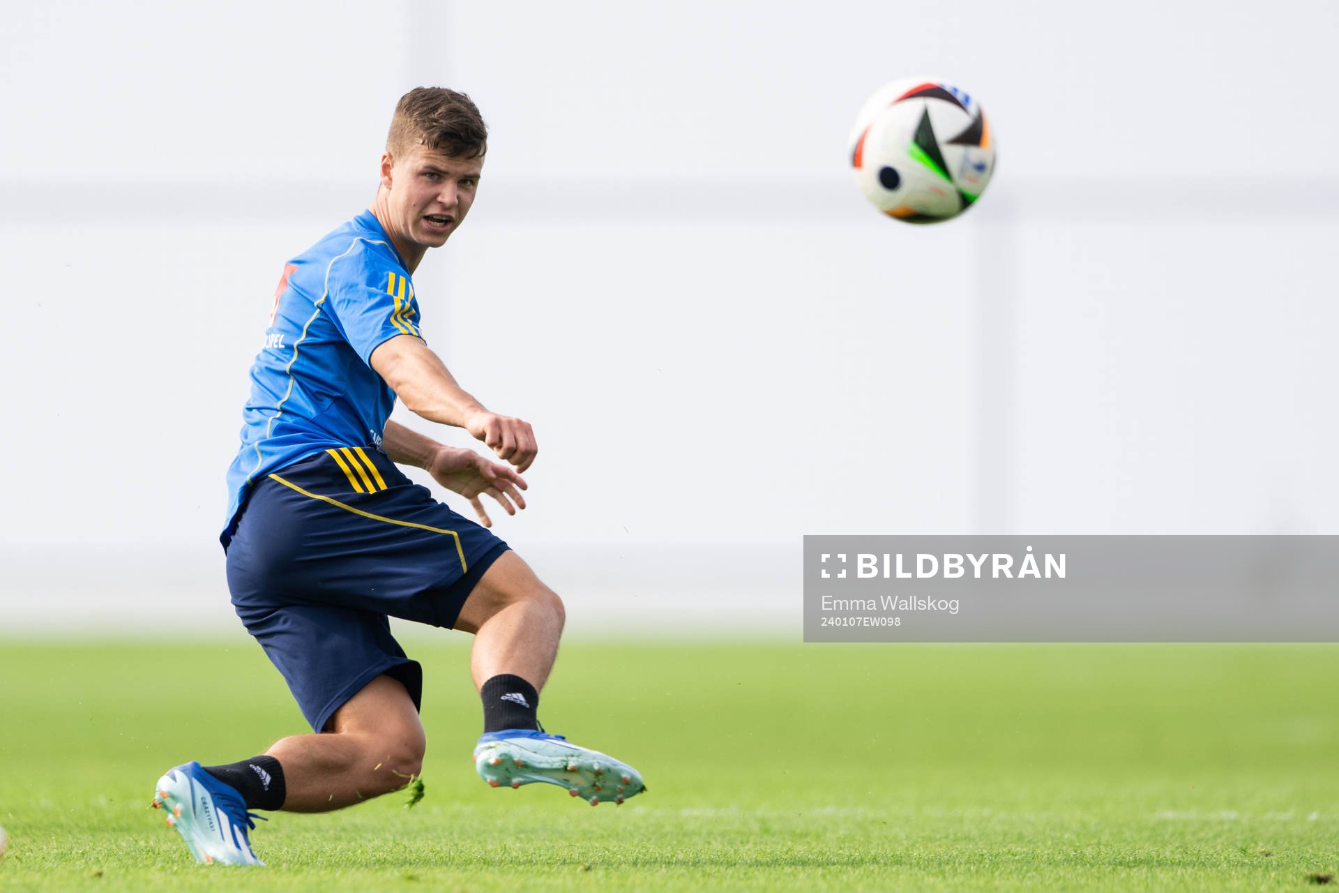 Samuel Dahl of the Swedish men's football national team at