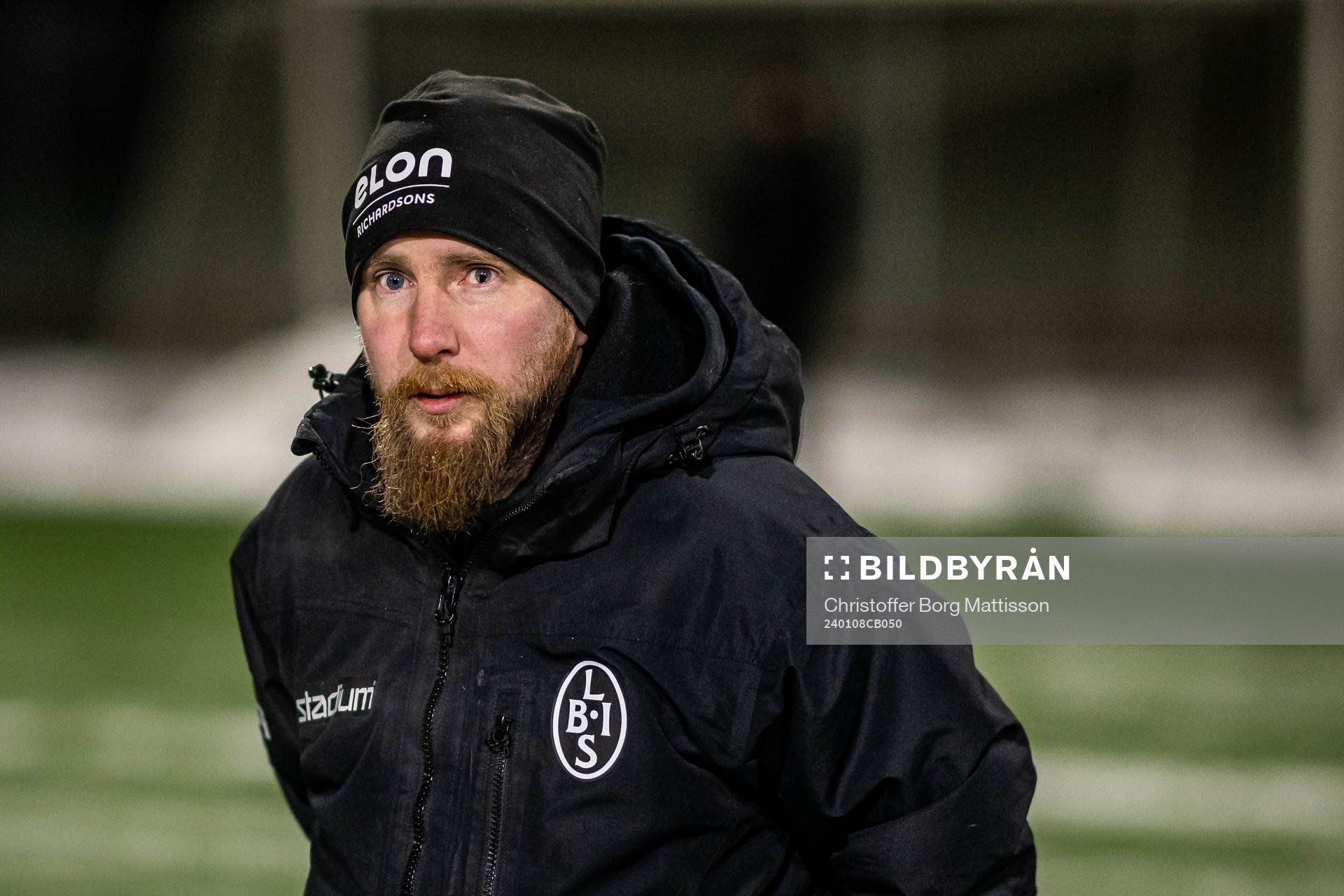 Damlagets tränare Christian Berglund