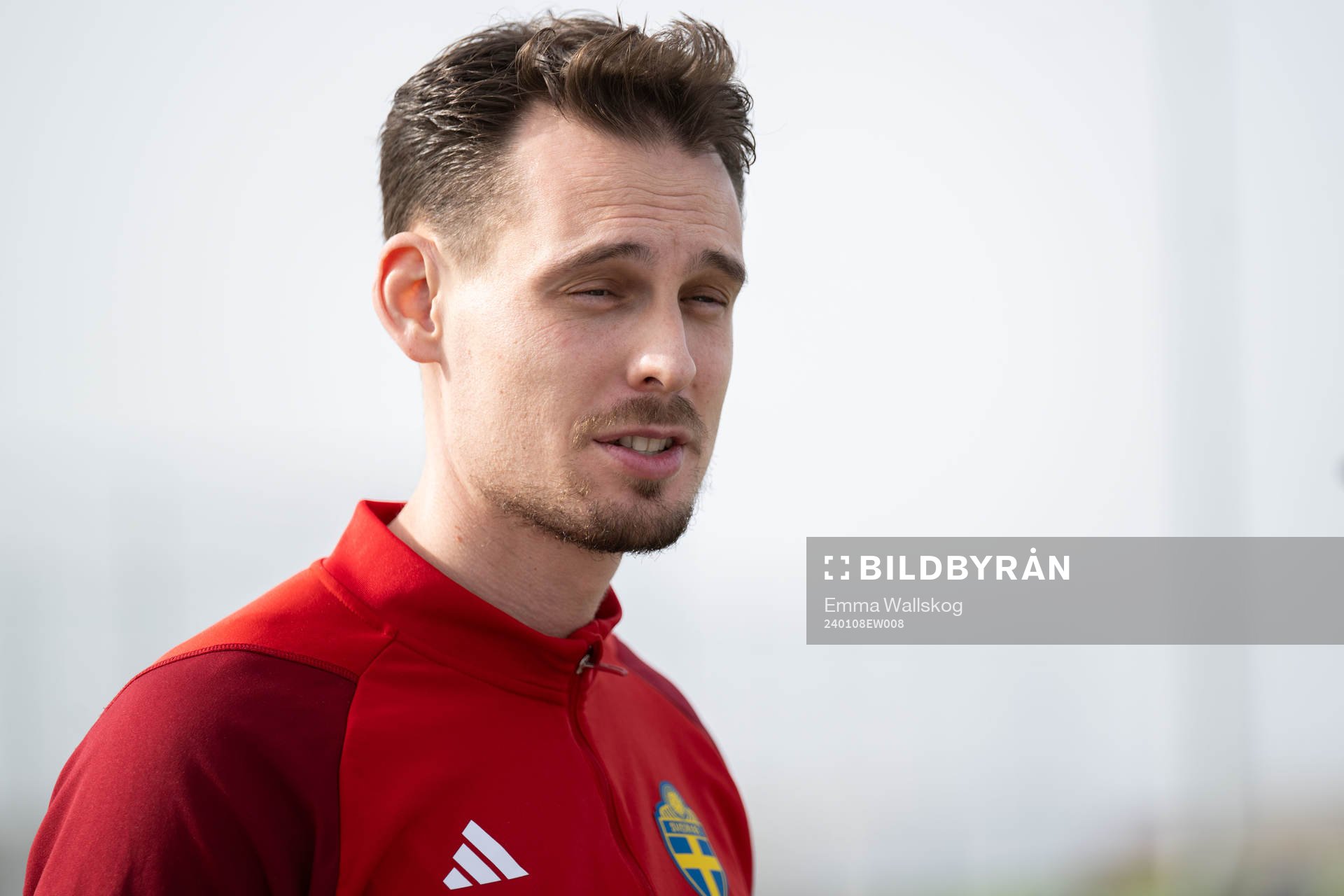 Interim coach Daniel Bäckström of the Swedish men's