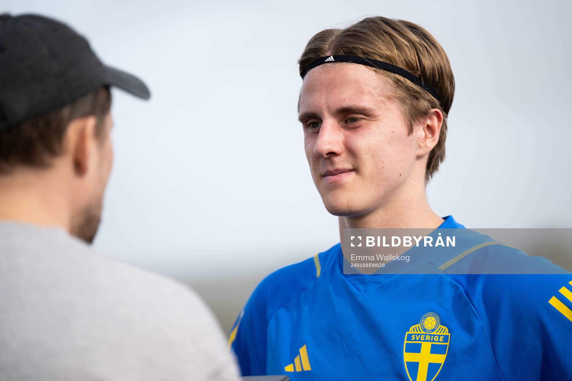 Erik Ahlstrand of the Swedish men's football national team