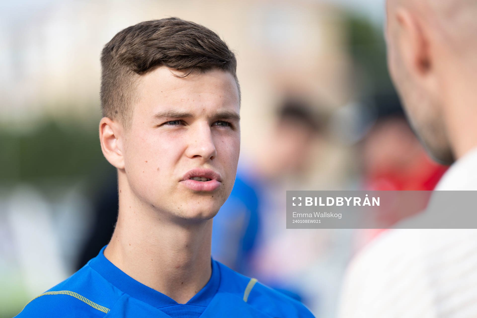 Samuel Dahl of the Swedish men's football national team in