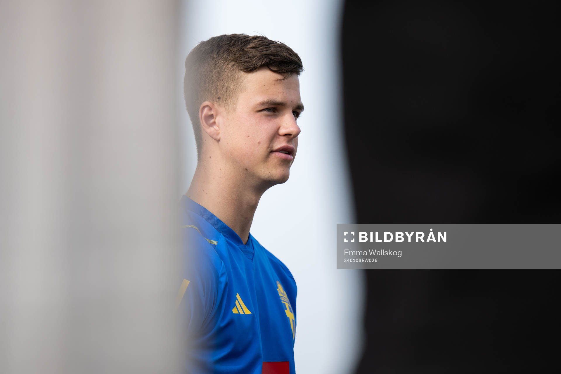 Samuel Dahl of the Swedish men's football national team in