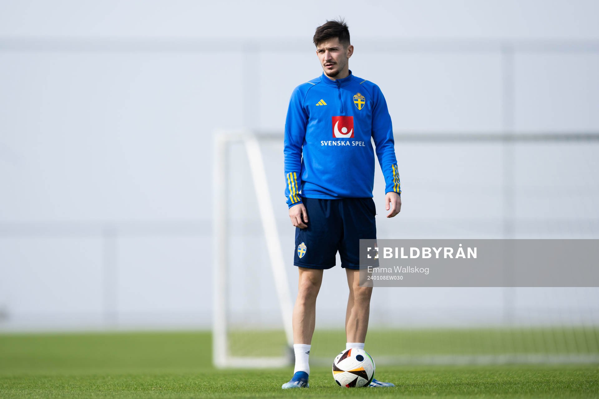 Armin Gigovic of the Swedish men's football national team