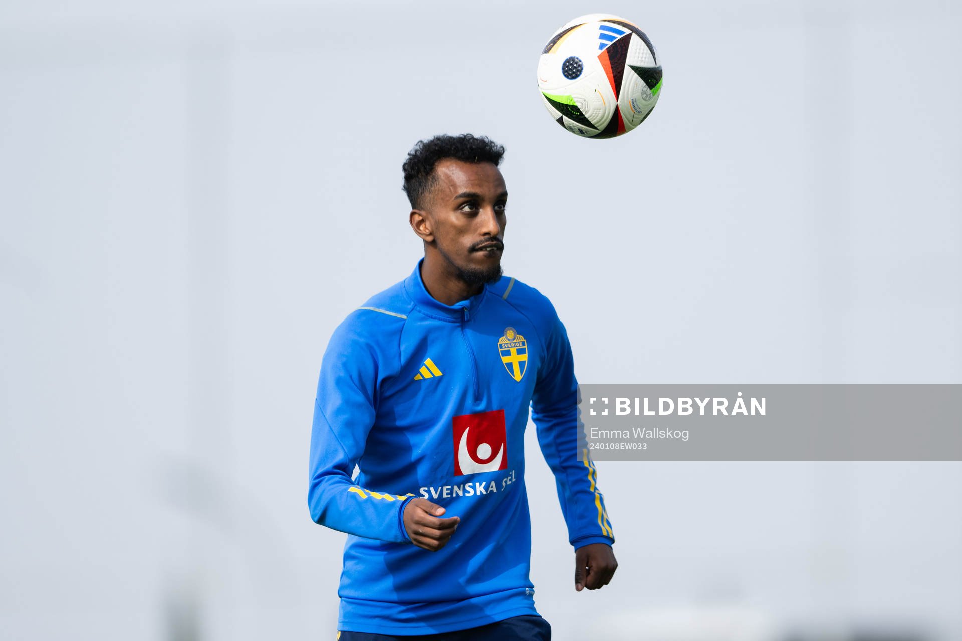 Taha Ali of the Swedish men's football national team at a