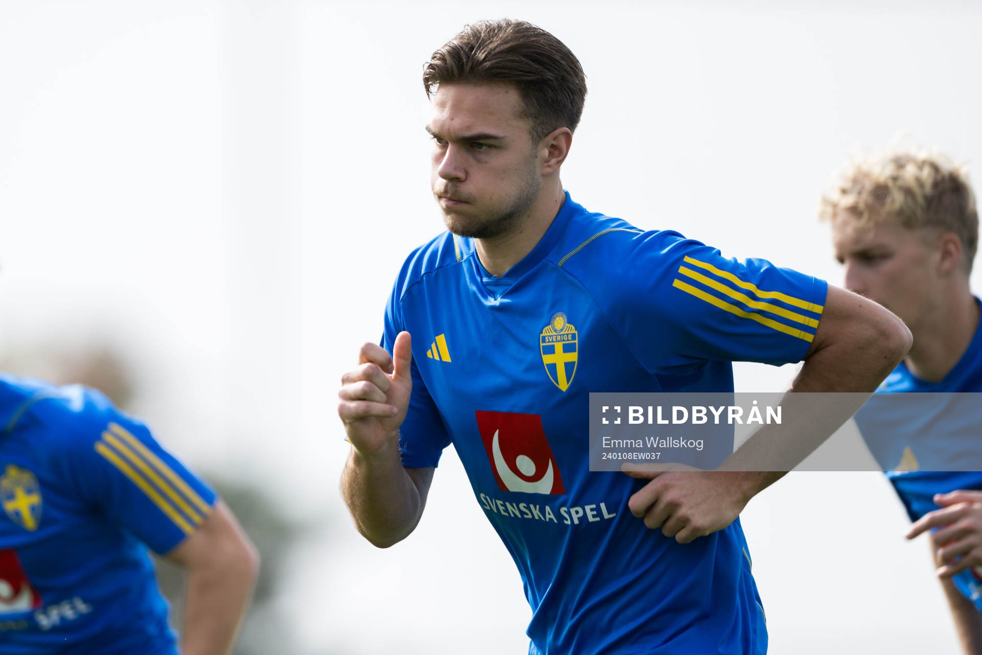 Anton Eriksson of the Swedish men's football national team
