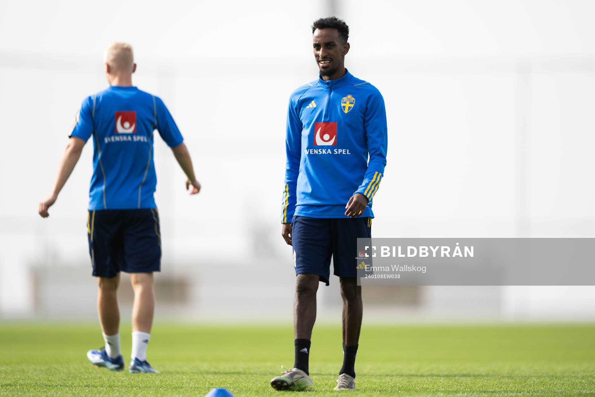 Taha Ali of the Swedish men's football national team at a