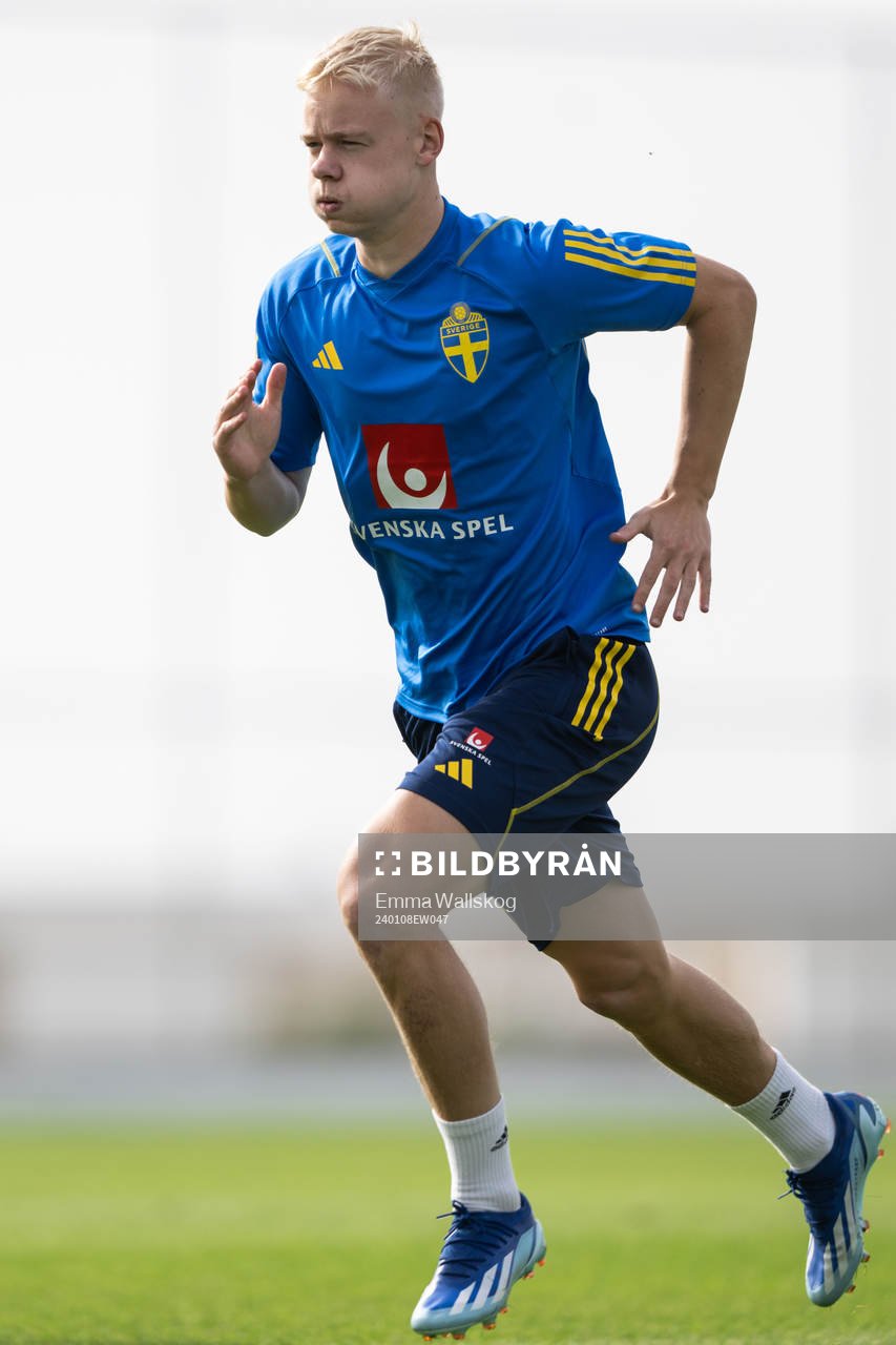 Otto Rosengren of the Swedish men's football national team