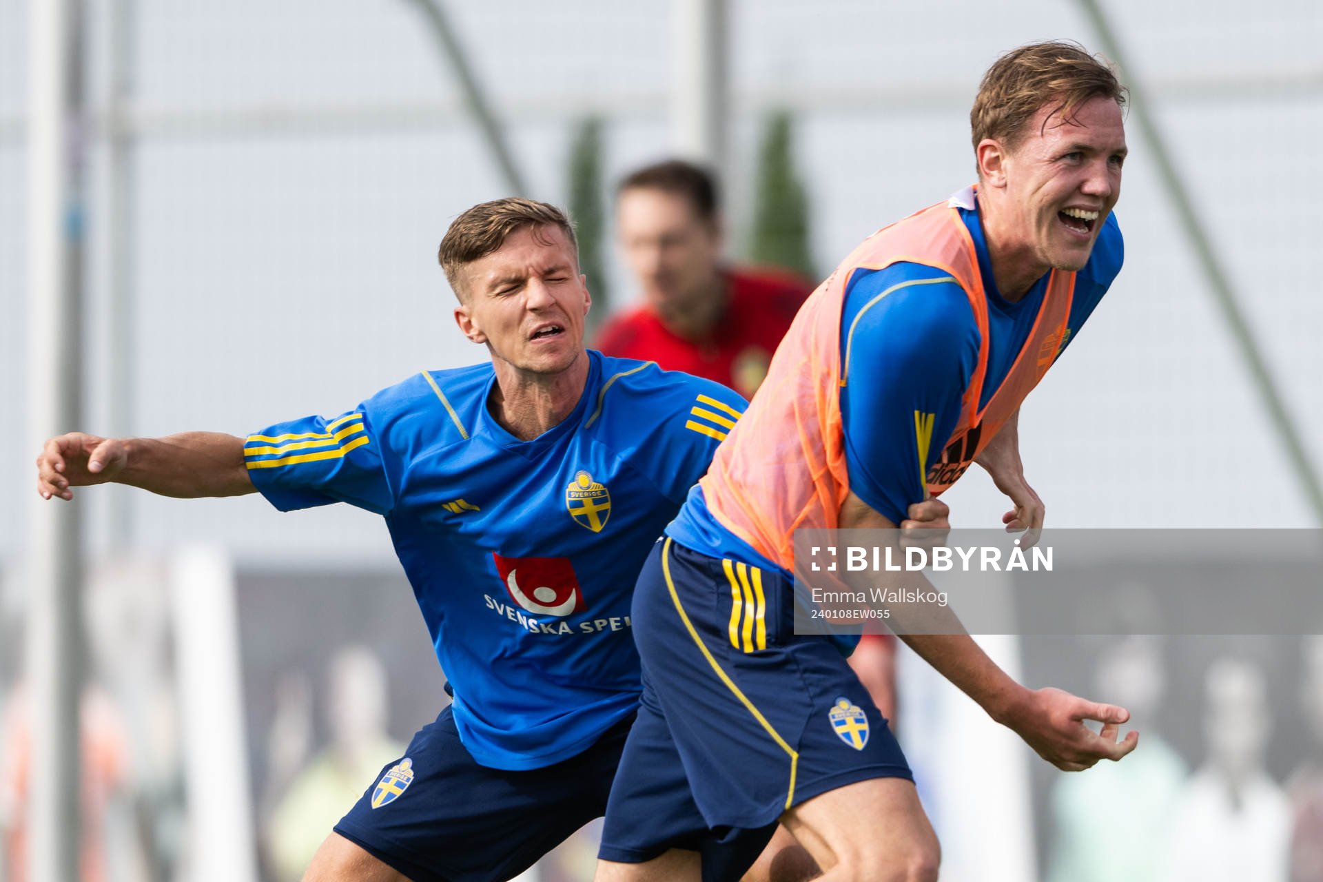 Samuel Leach Holm and Adam Carlén of the Swedish men's