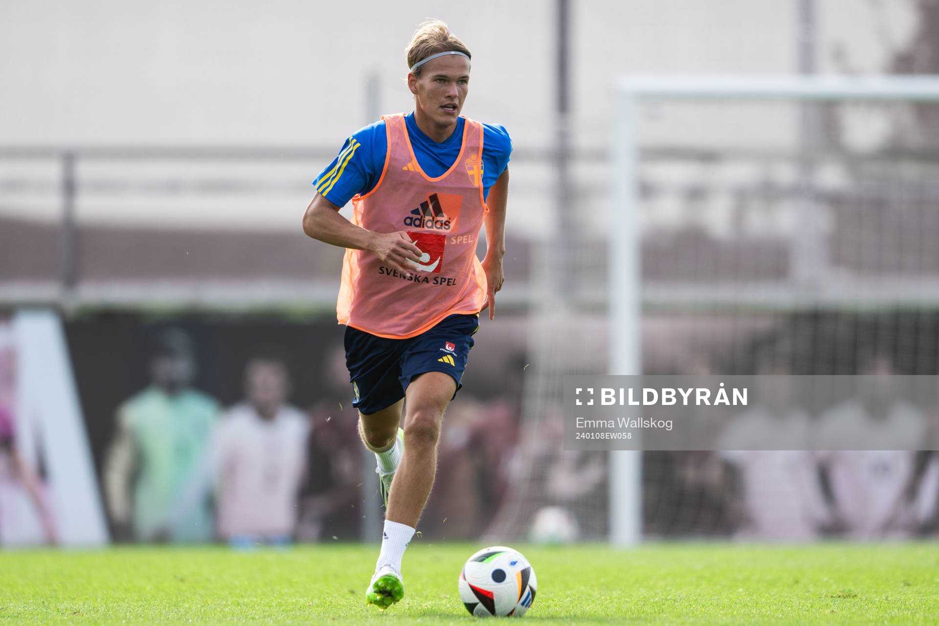 Markus Karlsson of the Swedish men's football national team