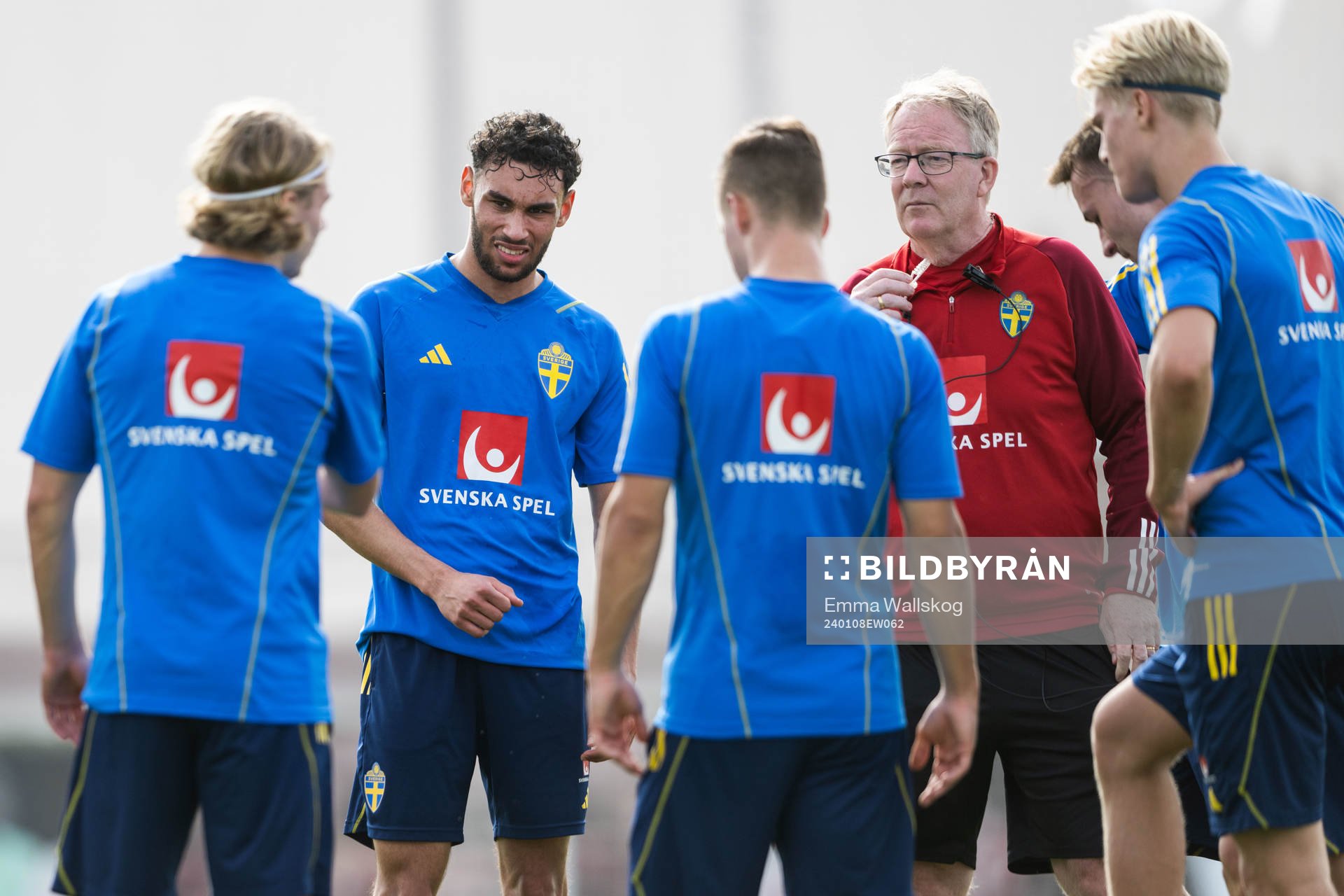 Joakim Persson and scout Lasse Jacobsson of the Swedish