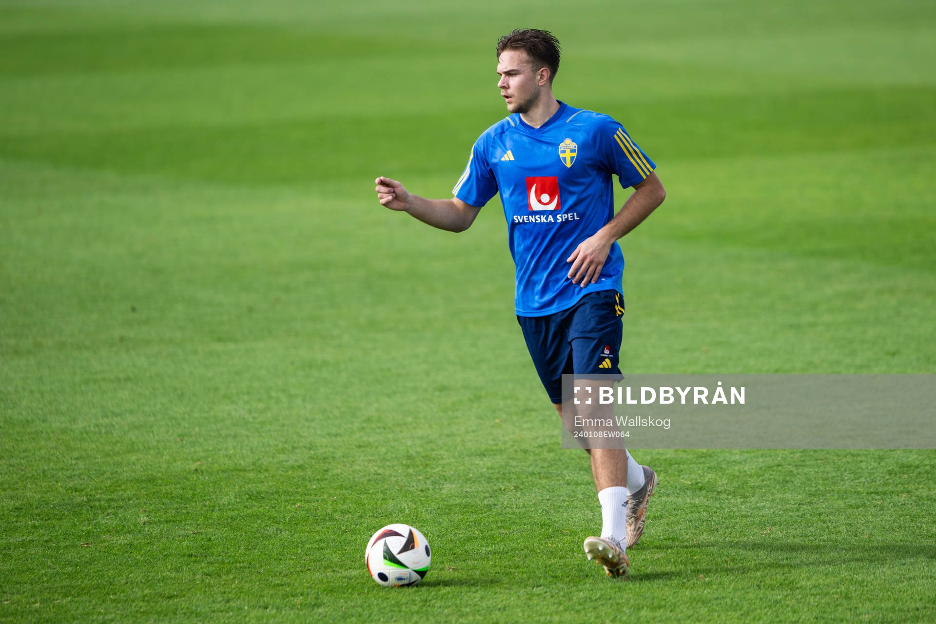 Anton Eriksson of the Swedish men's football national team