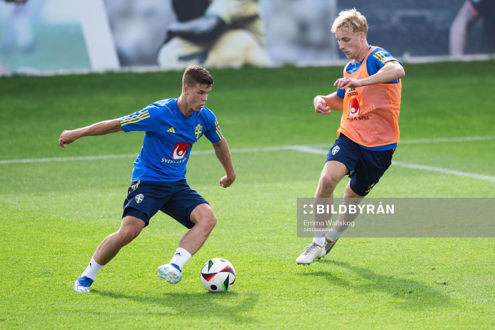 Samuel Dahl and Victor Larsson of the Swedish men's