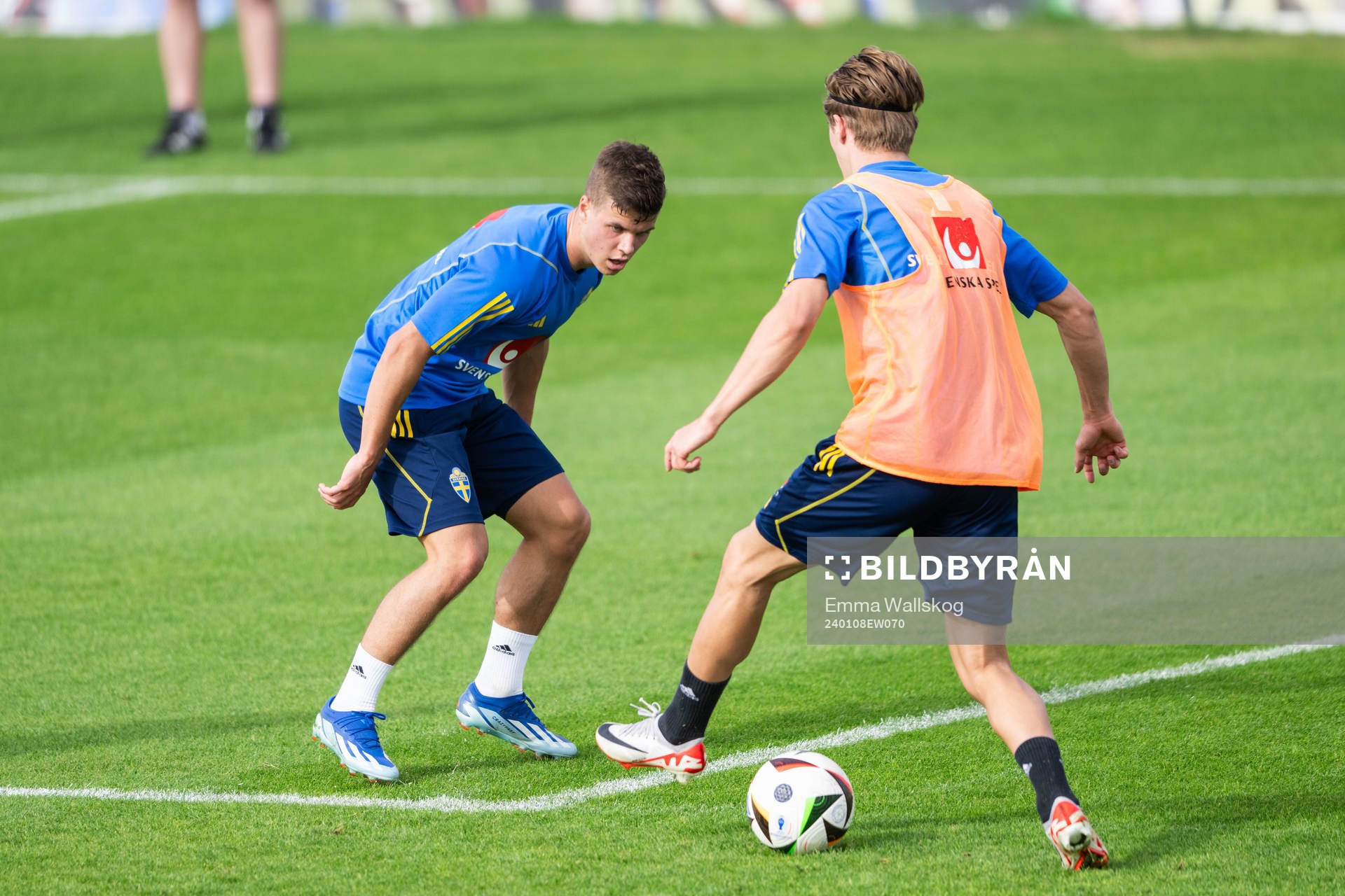 Samuel Dahl and Erik Ahlstrand of the Swedish men's