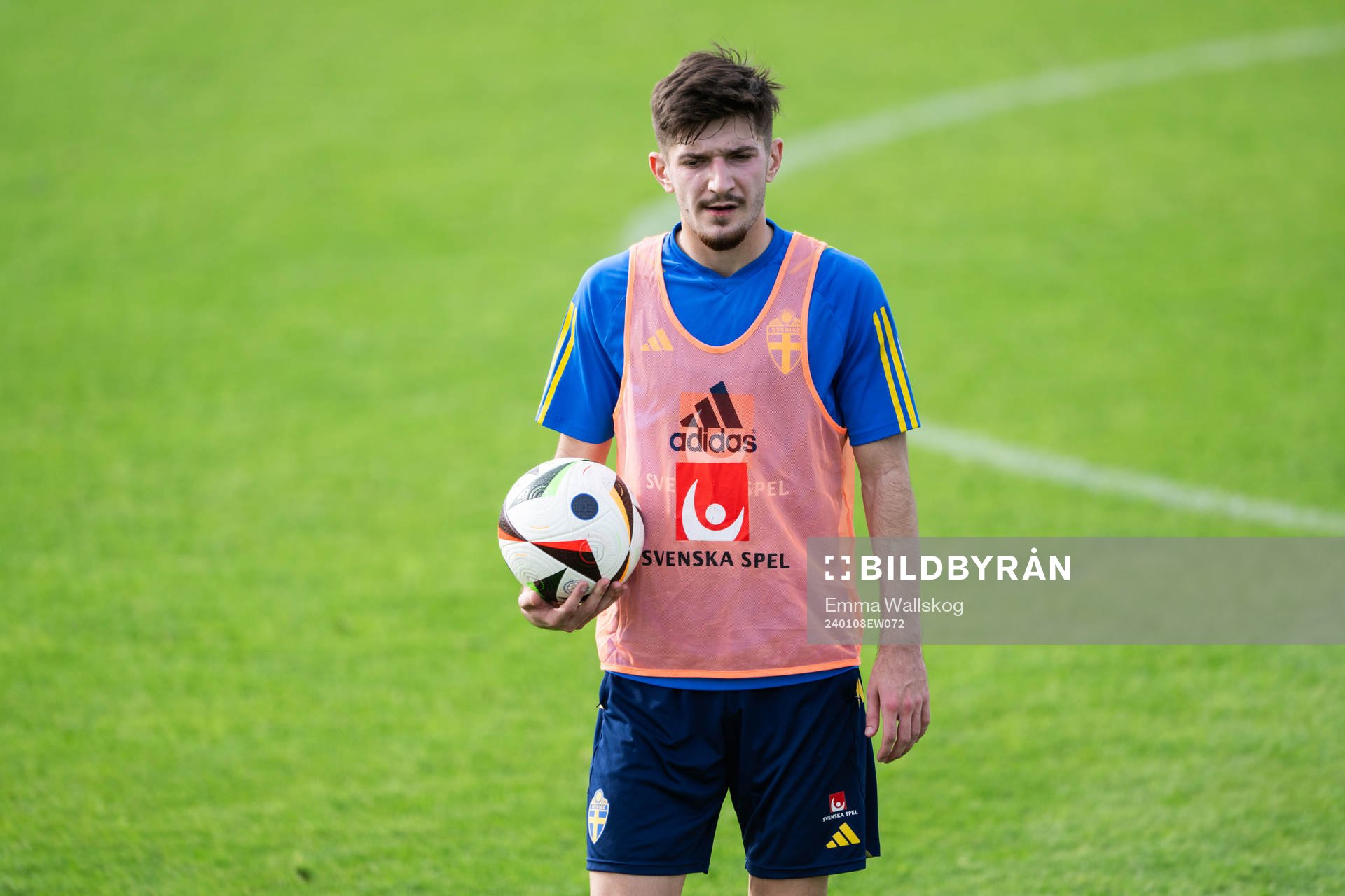 Armin Gigovic of the Swedish men's football national team